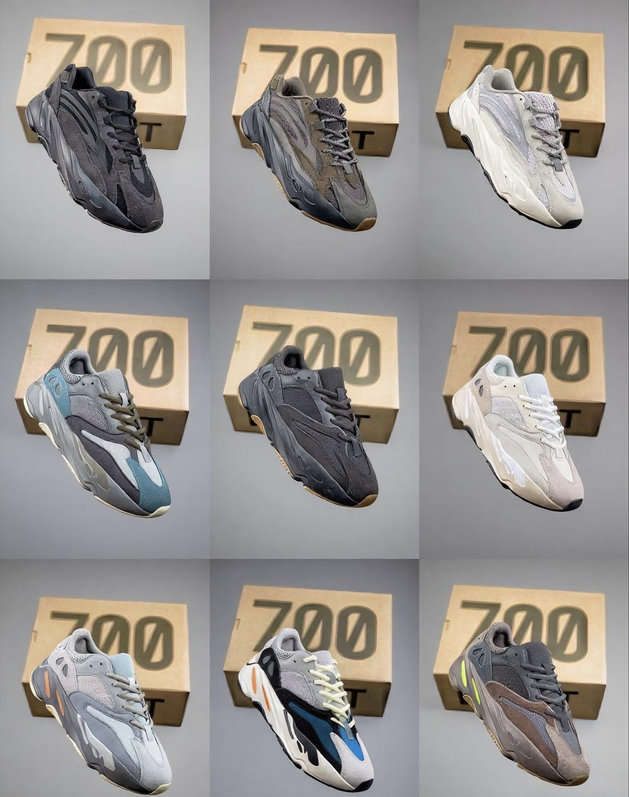 阿迪orginals yeezy boost 700椰子