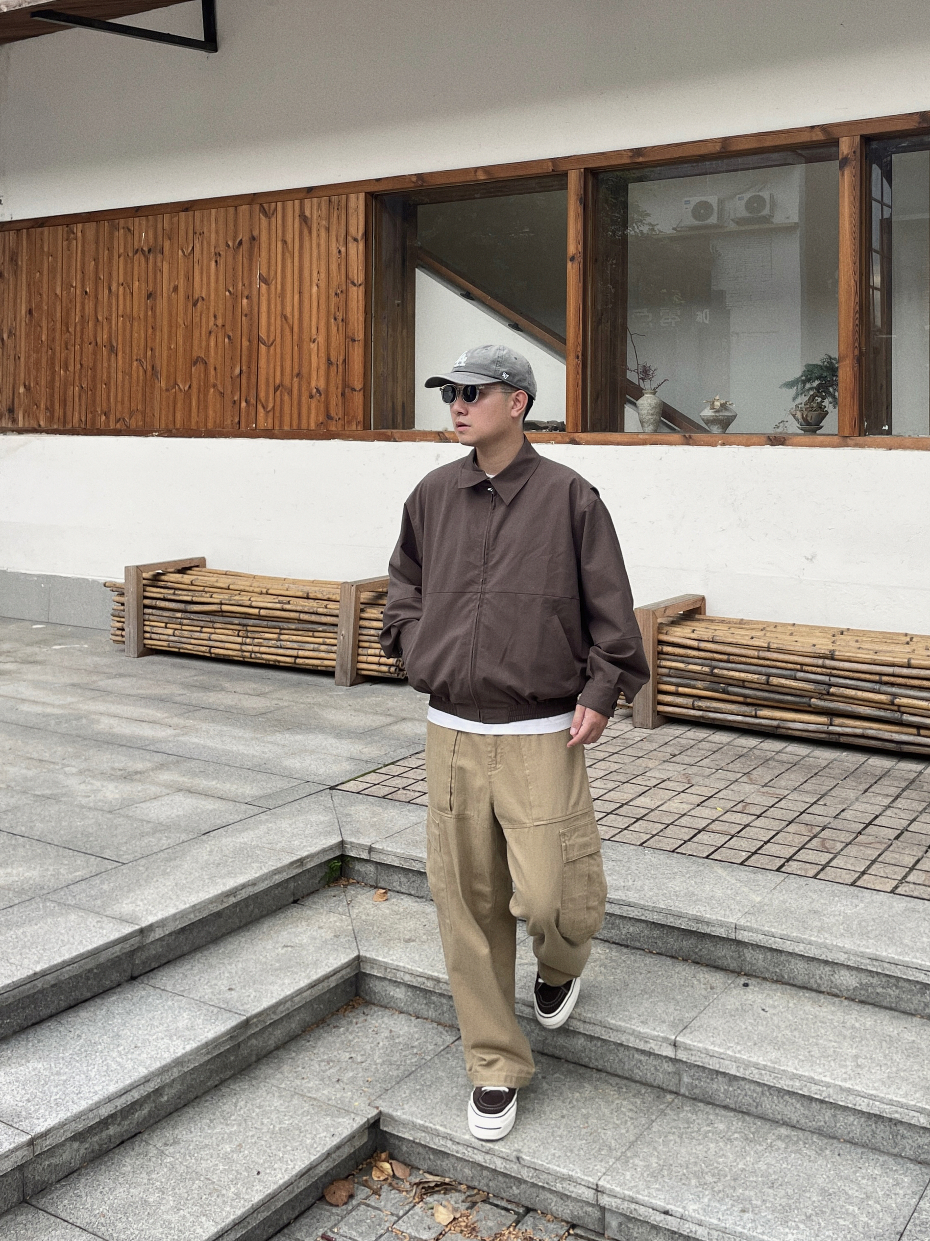 男生的秋冬少不了一件哈灵顿夹克