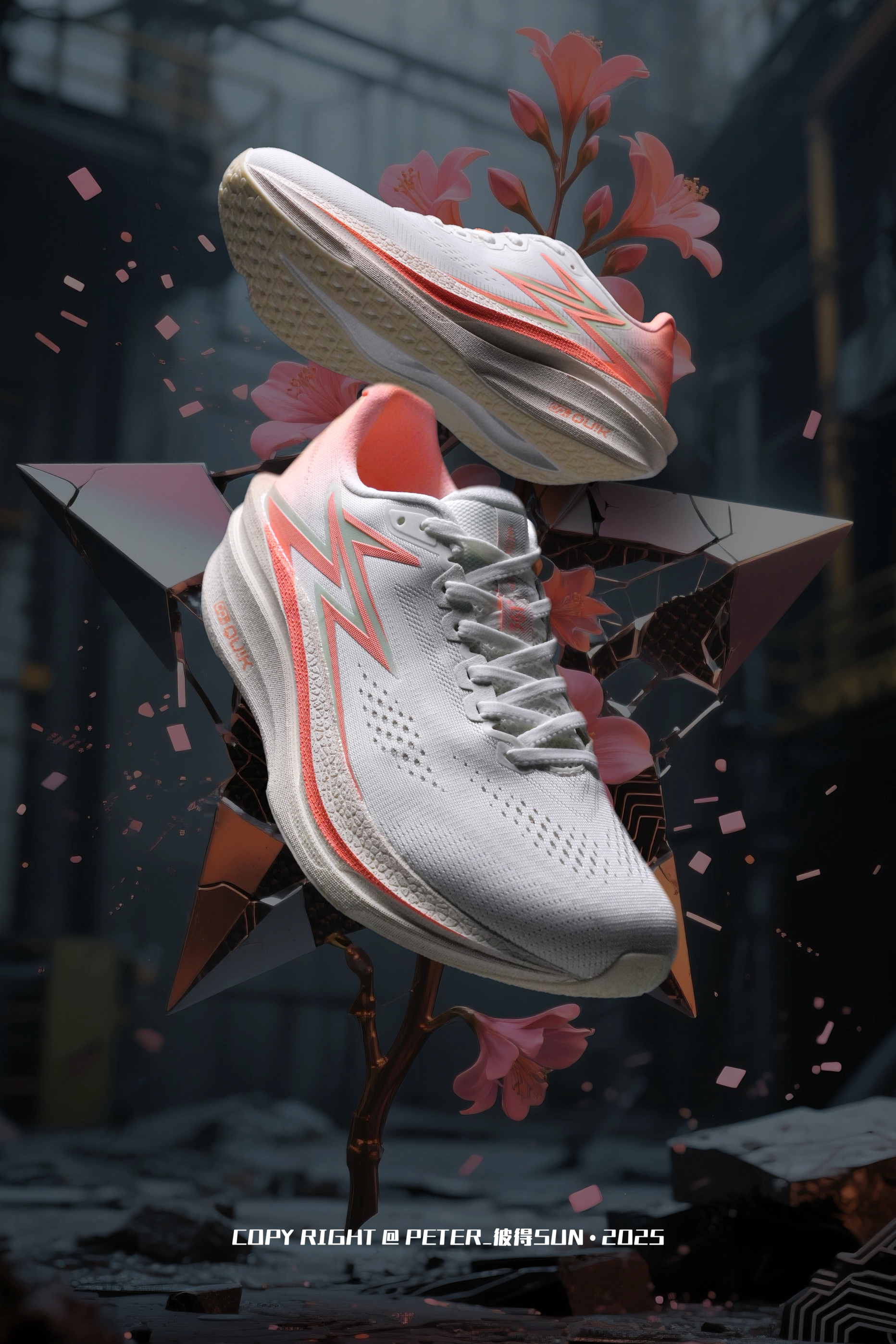 飞燃4.5MIX x 识货三角梅 秋冬能穿的全能跑鞋👟