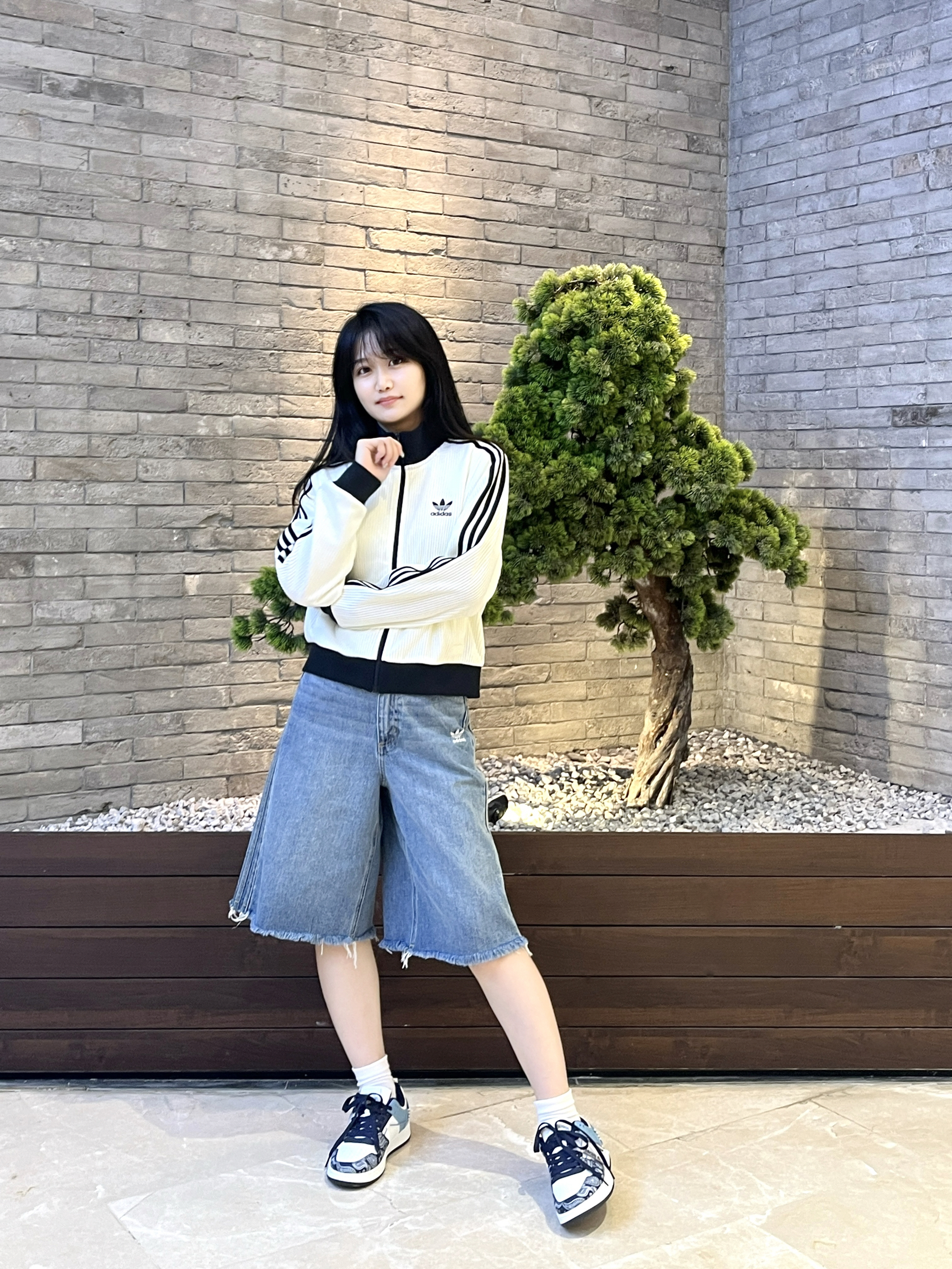 秋日穿搭灵感📚 蓝白配敲清爽🫧
