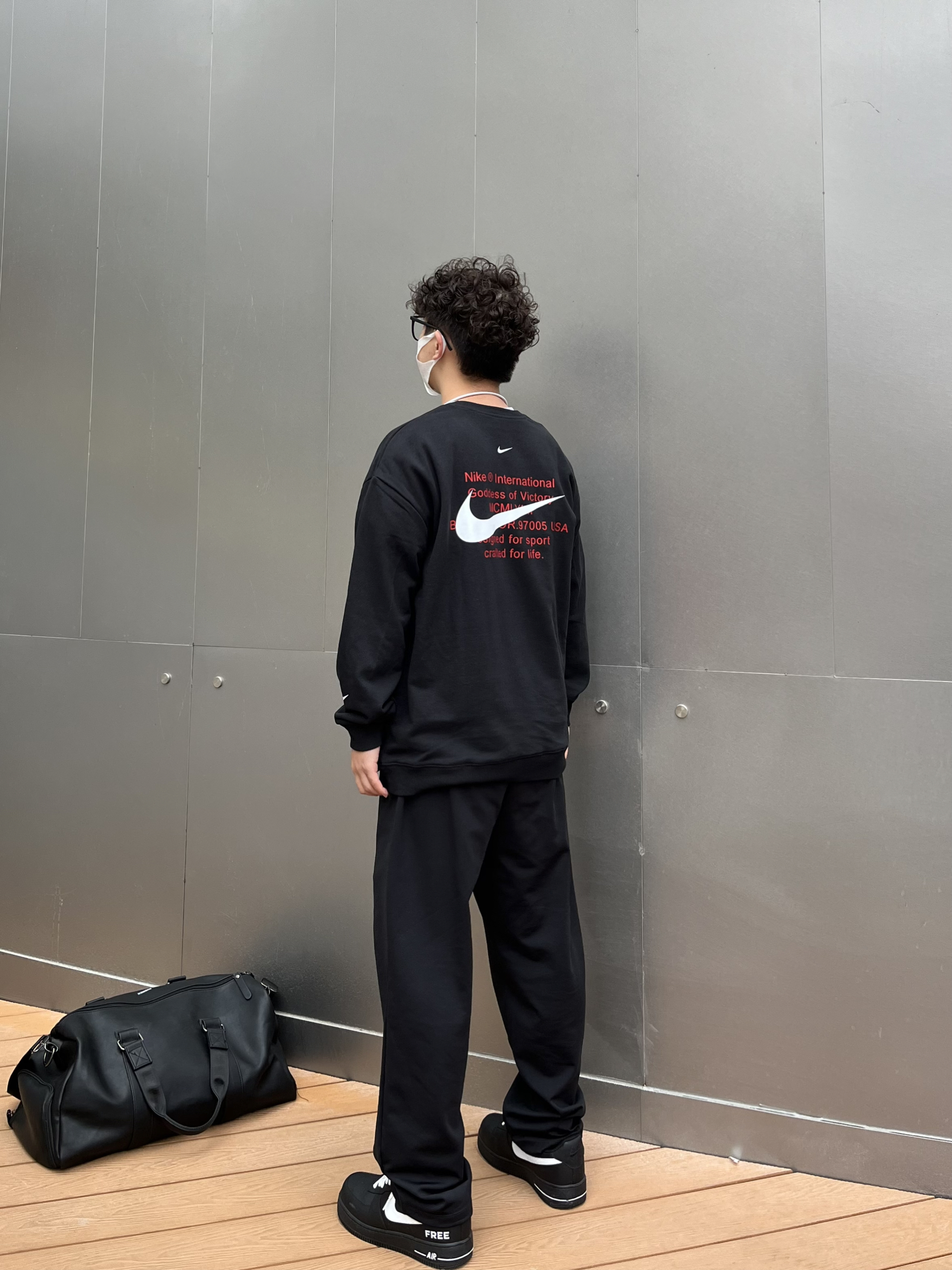 NIKE BOY｜✔️春季体育男友黑色系ins穿搭