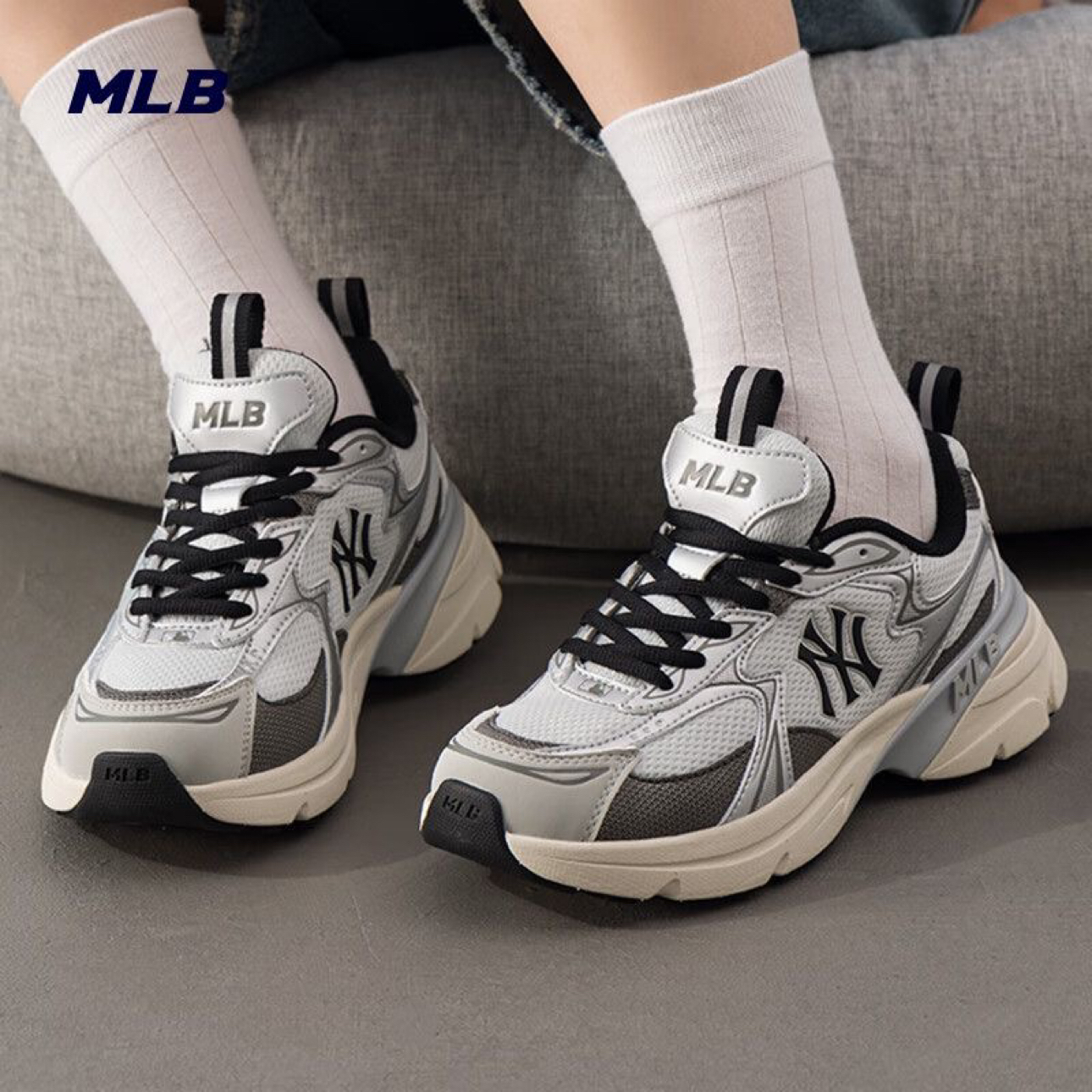 MLB情侣运动鞋，爱与时尚并肩同行