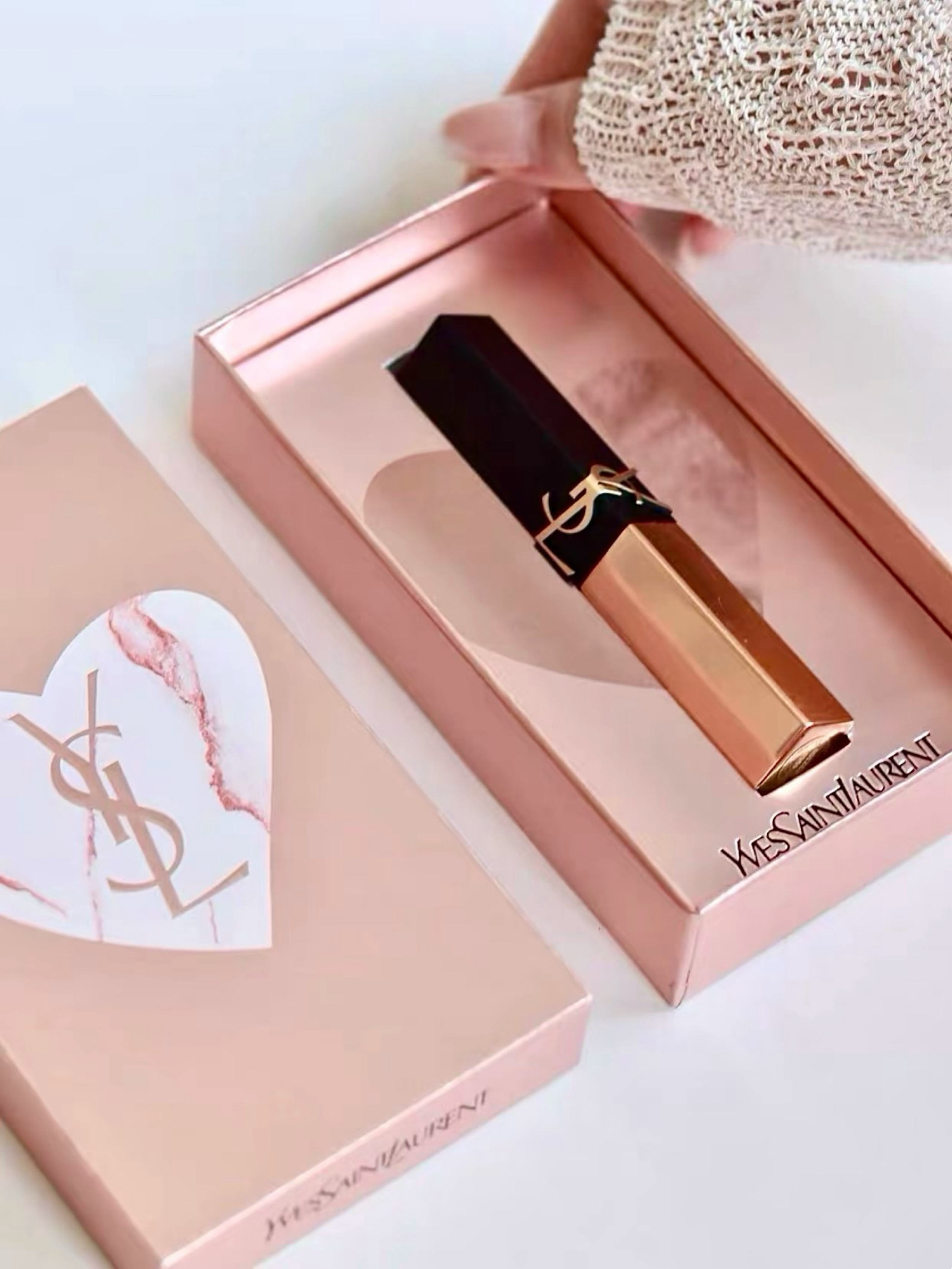 YSL314口红涂上就是清冷富贵花