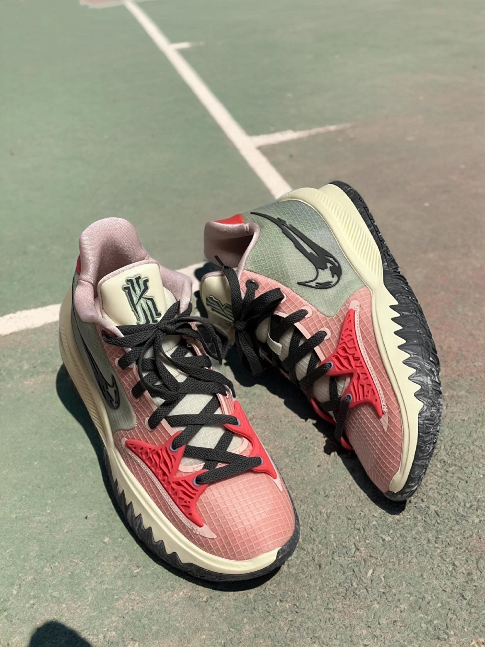 Nike Kyrie Low 4 EP 珊瑚橙|实战半月,后卫党真心话