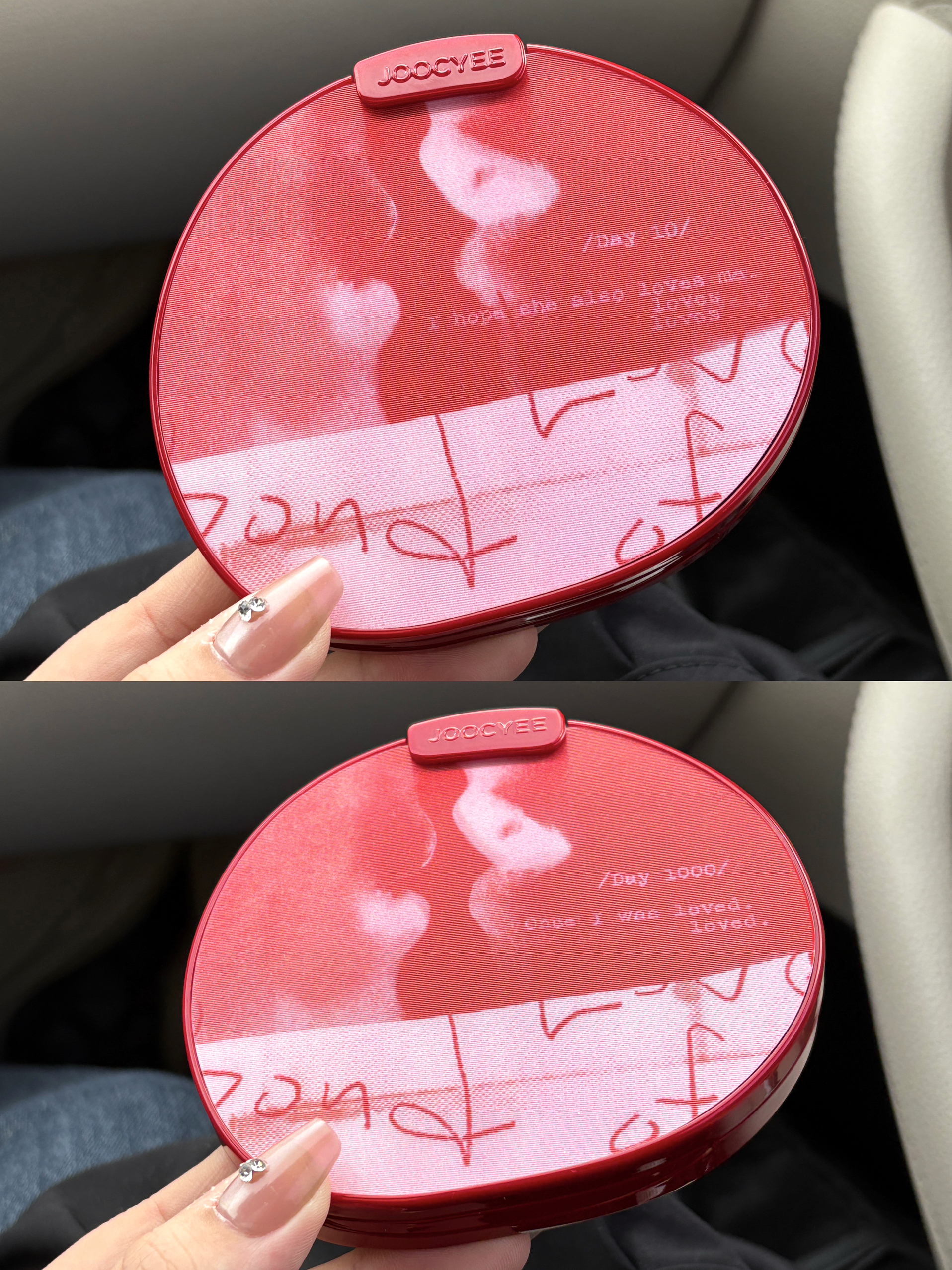 ❤️氛围温柔灰粉盘｜浪漫红线交织