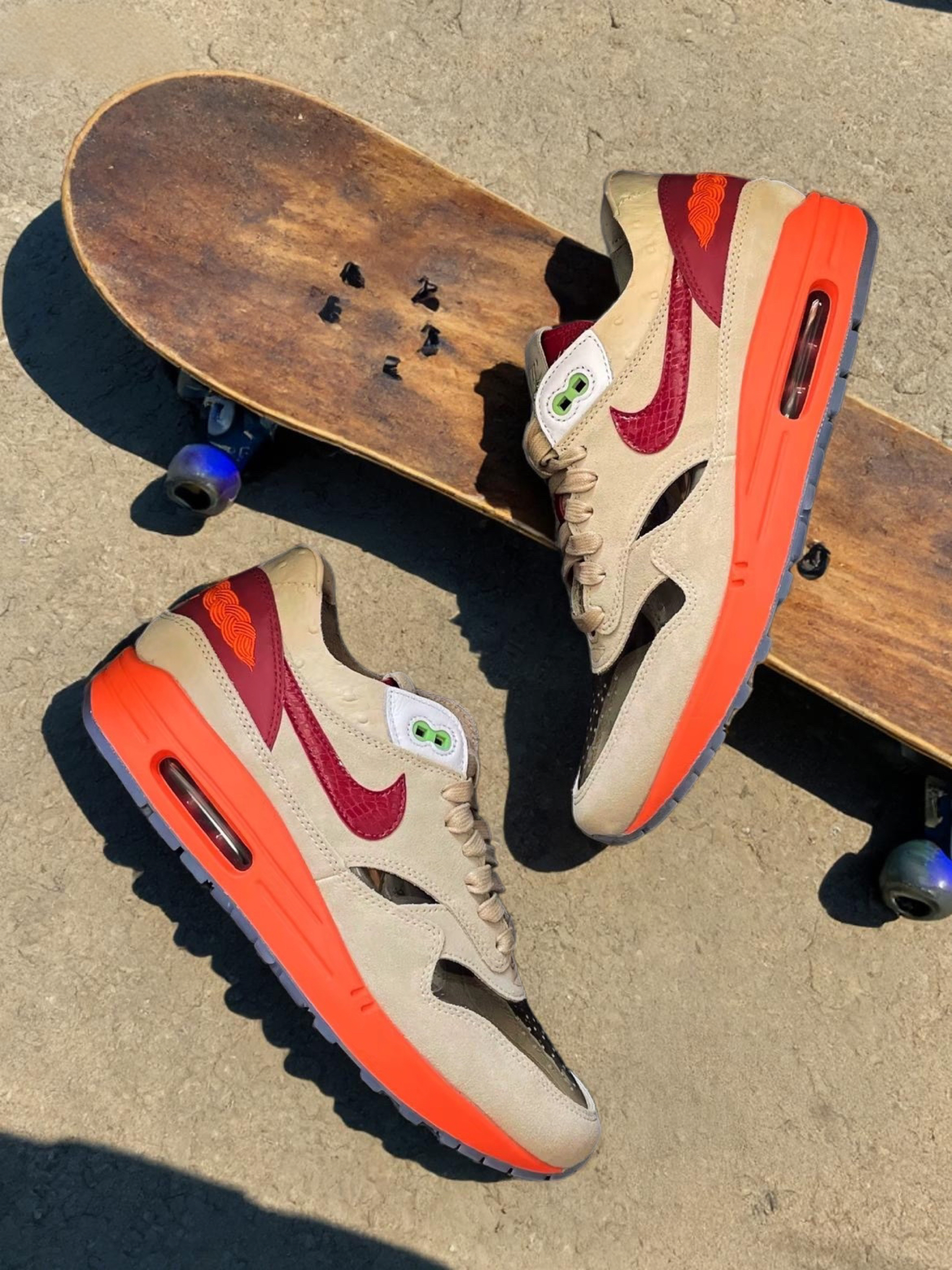 CLOT x Nike Air Max 1 棕红「死亡之吻」真实穿着体验
