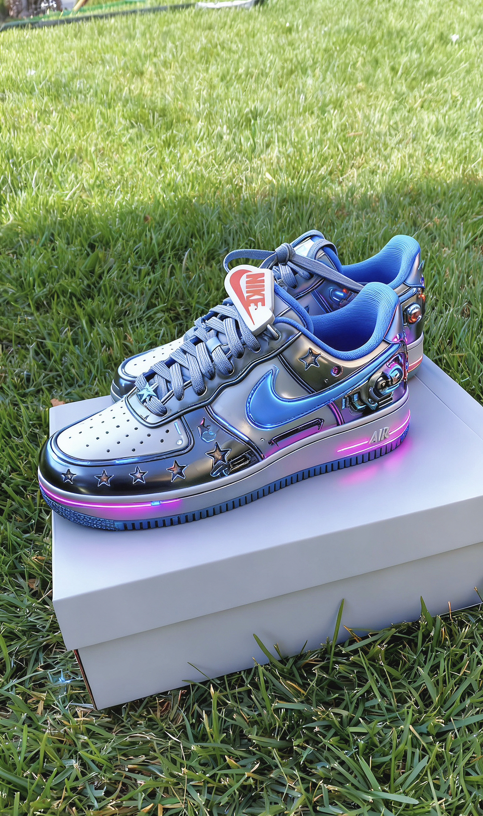 耐克AF1蓝星星:把海盐星河踩在脚下🫡