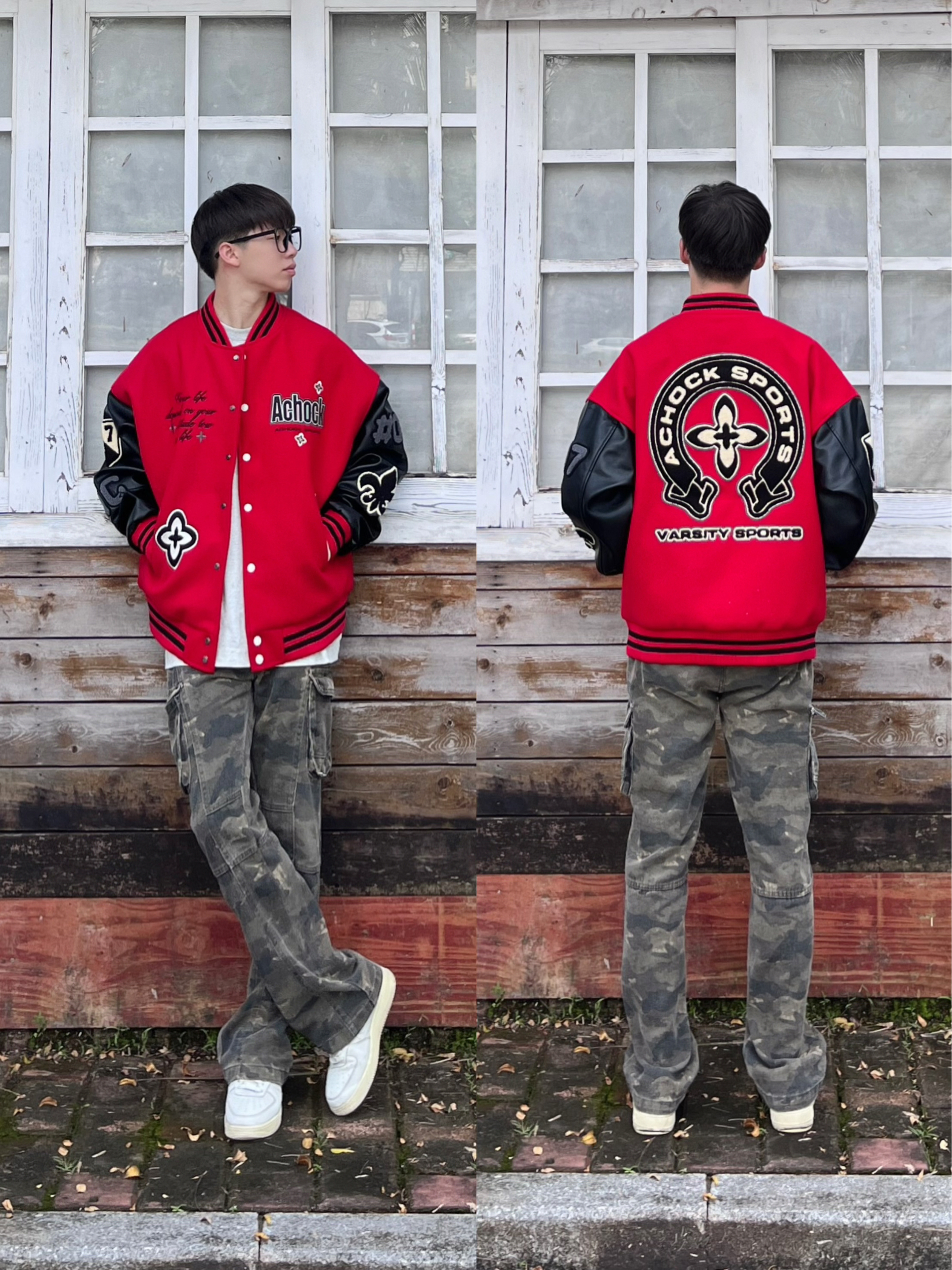 这件外套超百搭｜美式棒球服太帅了🔥