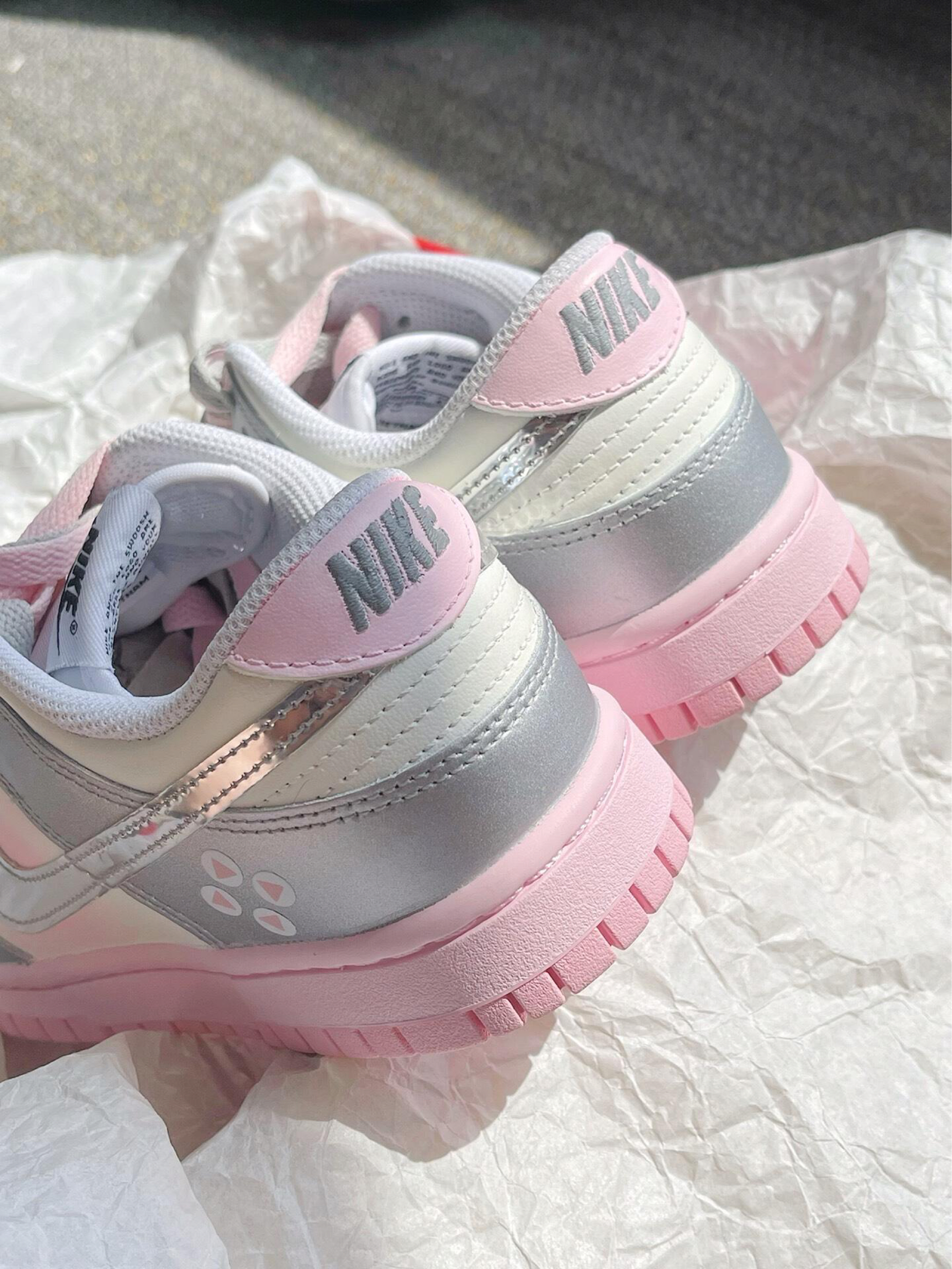 甜酷少女感板鞋|银粉撞色太戳少女心✨