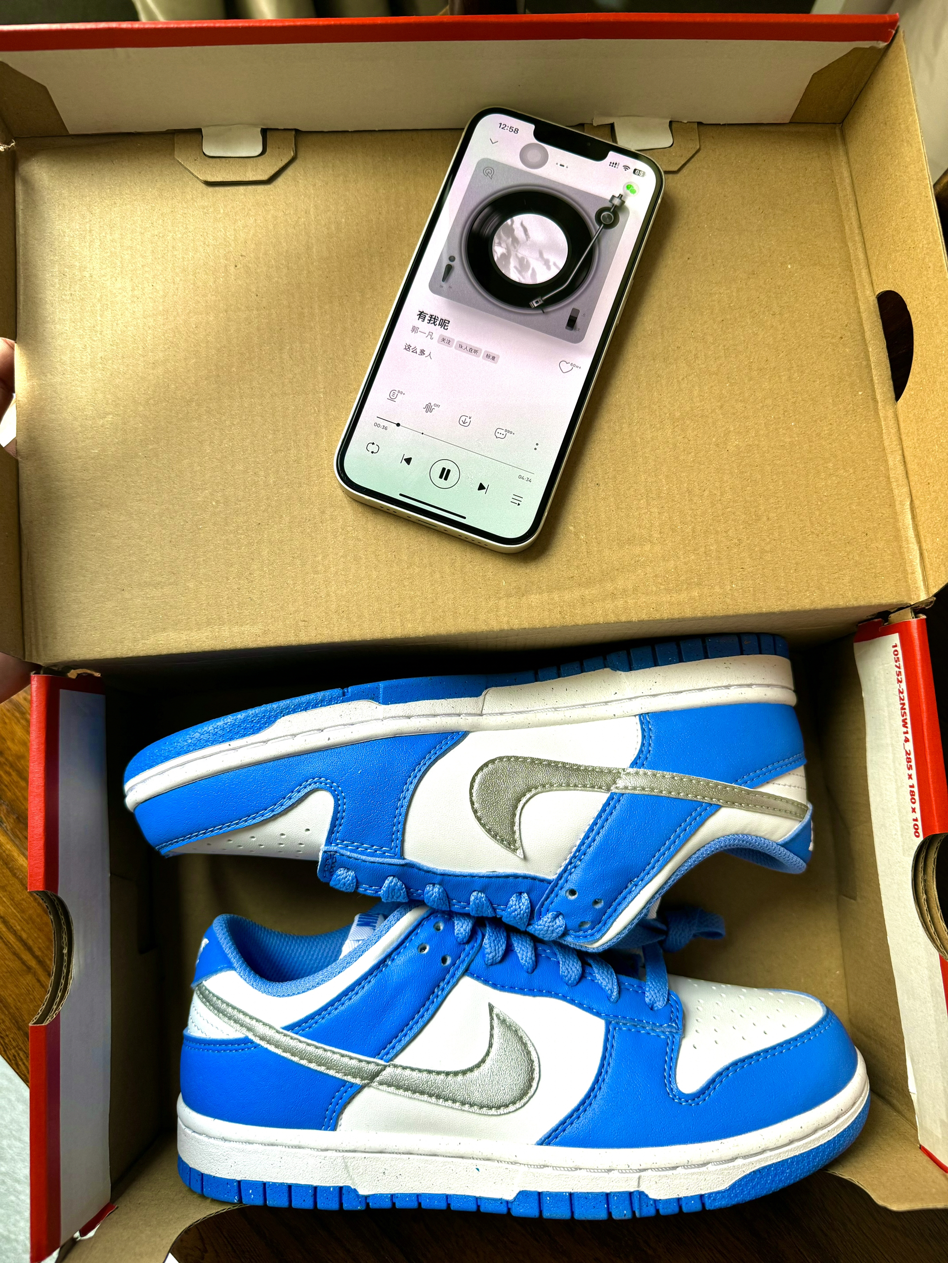 蓝白dunk美到心尖~