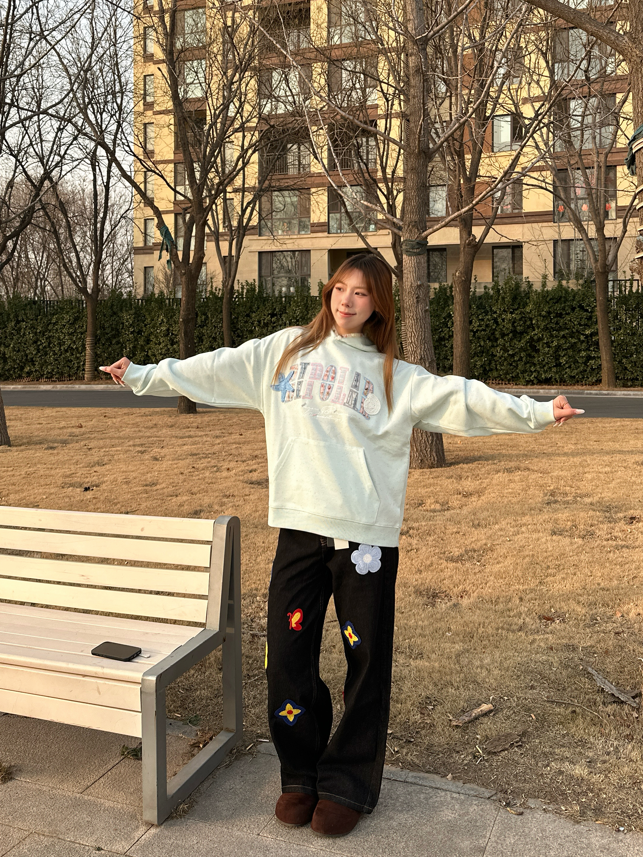 💙软fufu薄荷绿连帽卫衣｜春天的第一件温柔战袍