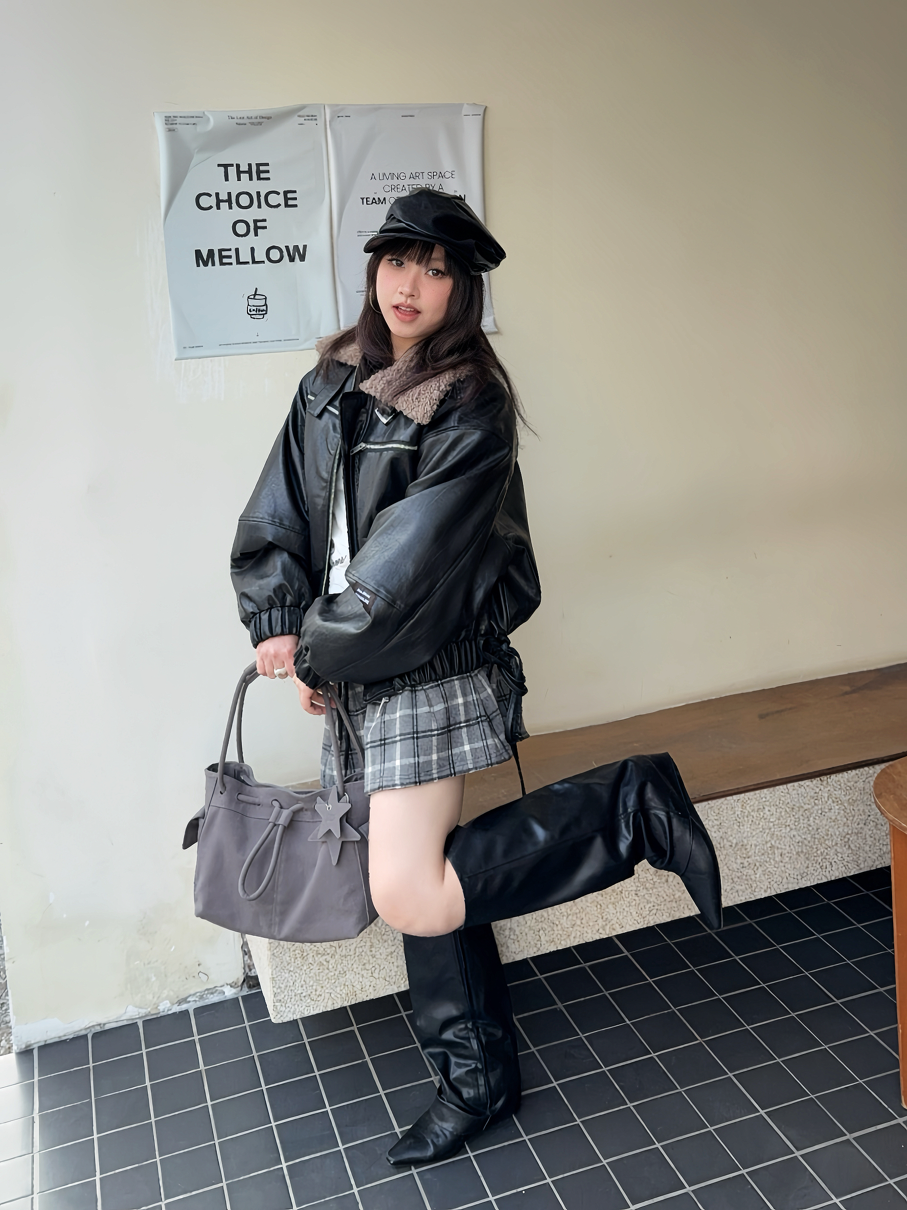 📓冬日甜酷辣妹穿搭ᯓ★听说流行这样展示ootd
