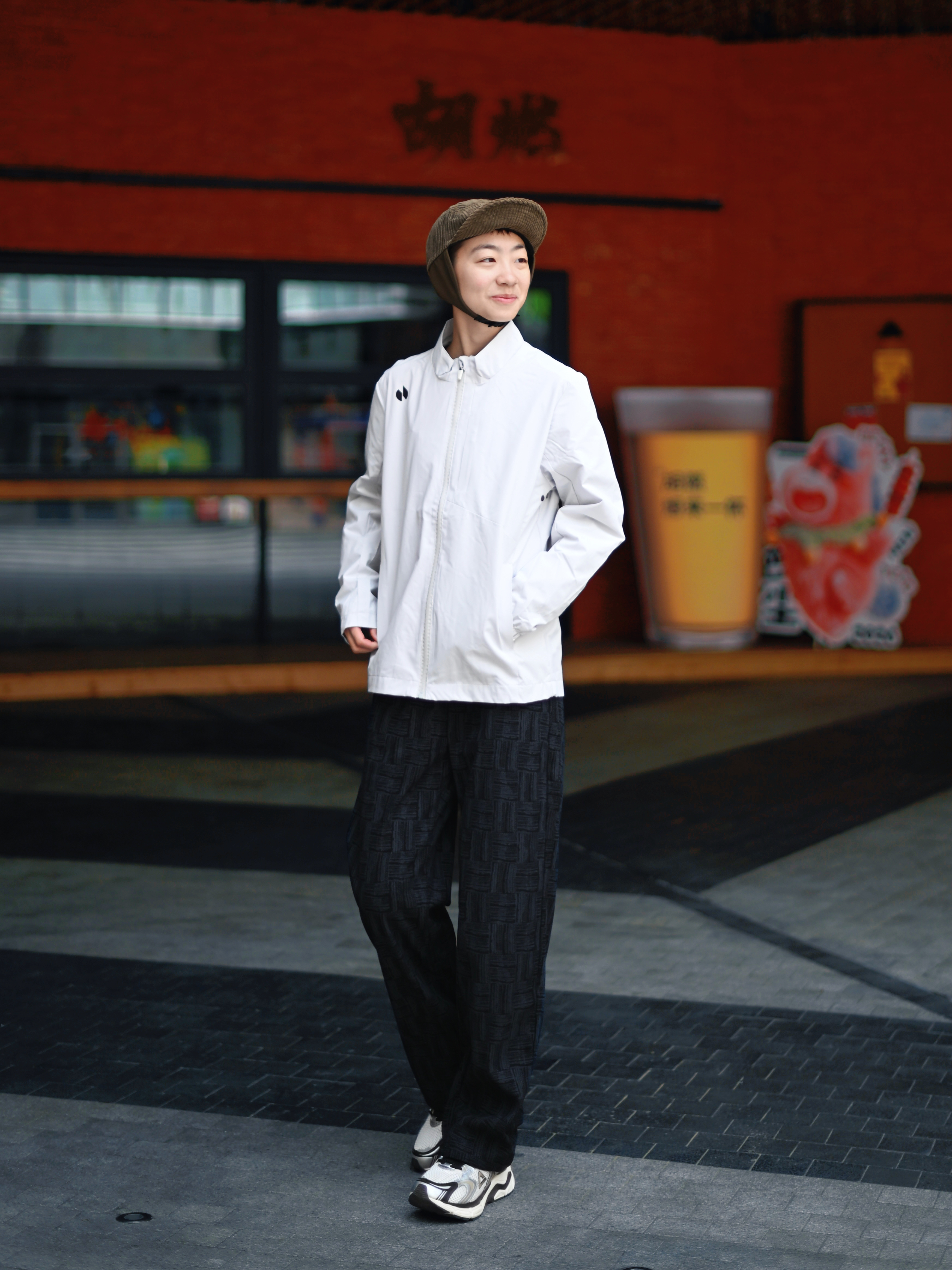🧥秋冬白夹克穿搭｜日常运动轻松出街