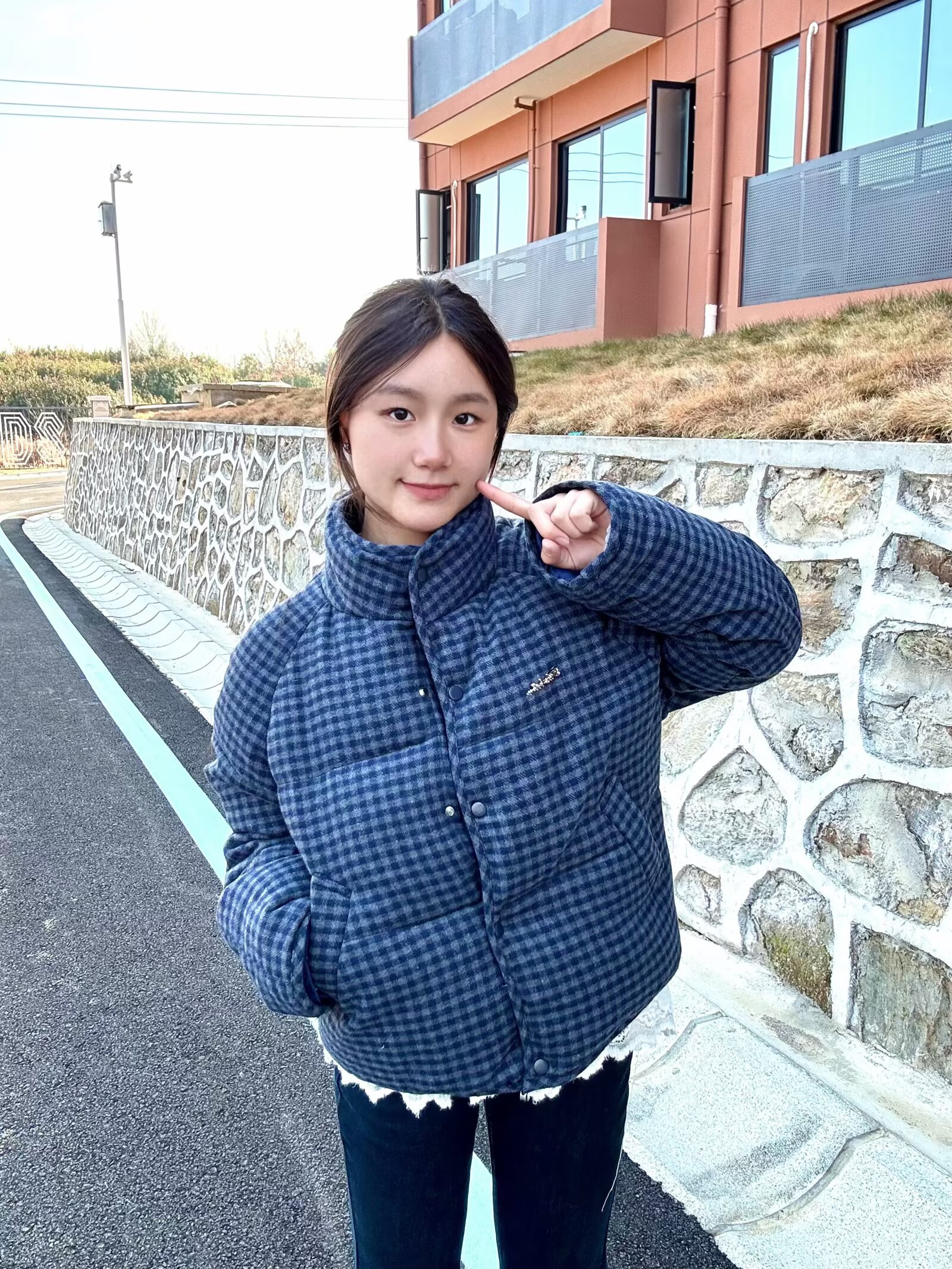 复古格纹棉服|秋冬氛围感刚需