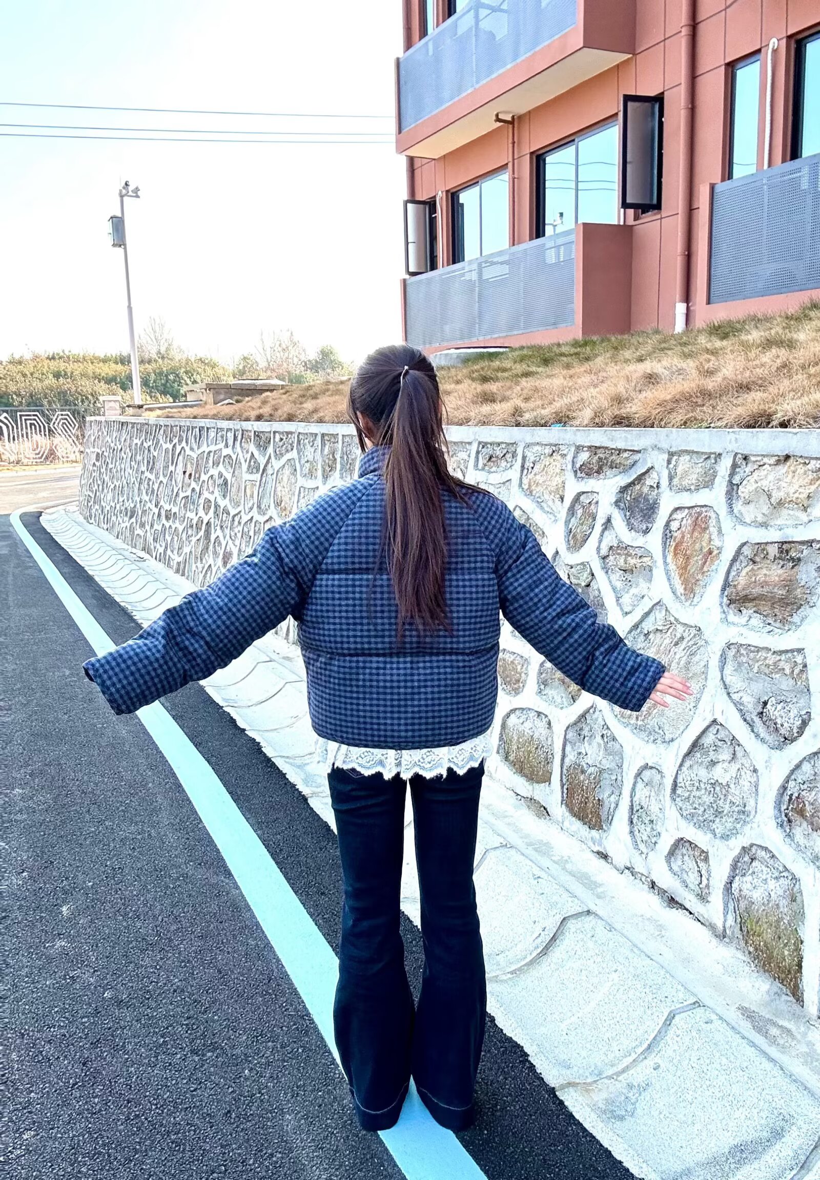复古格纹棉服|秋冬氛围感刚需