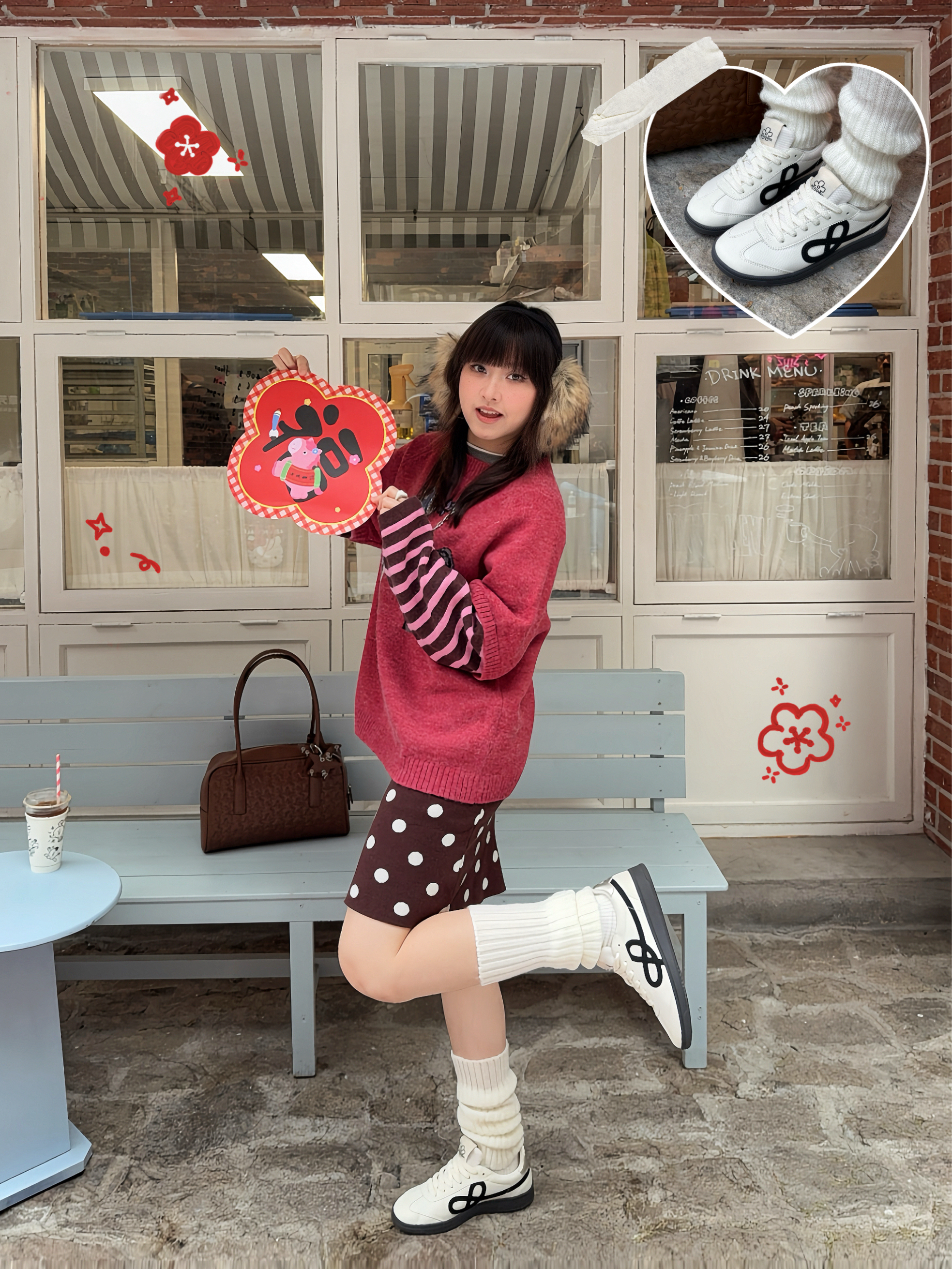 情人节心动穿搭💌这双复古德训鞋👟送到对象心吧上～