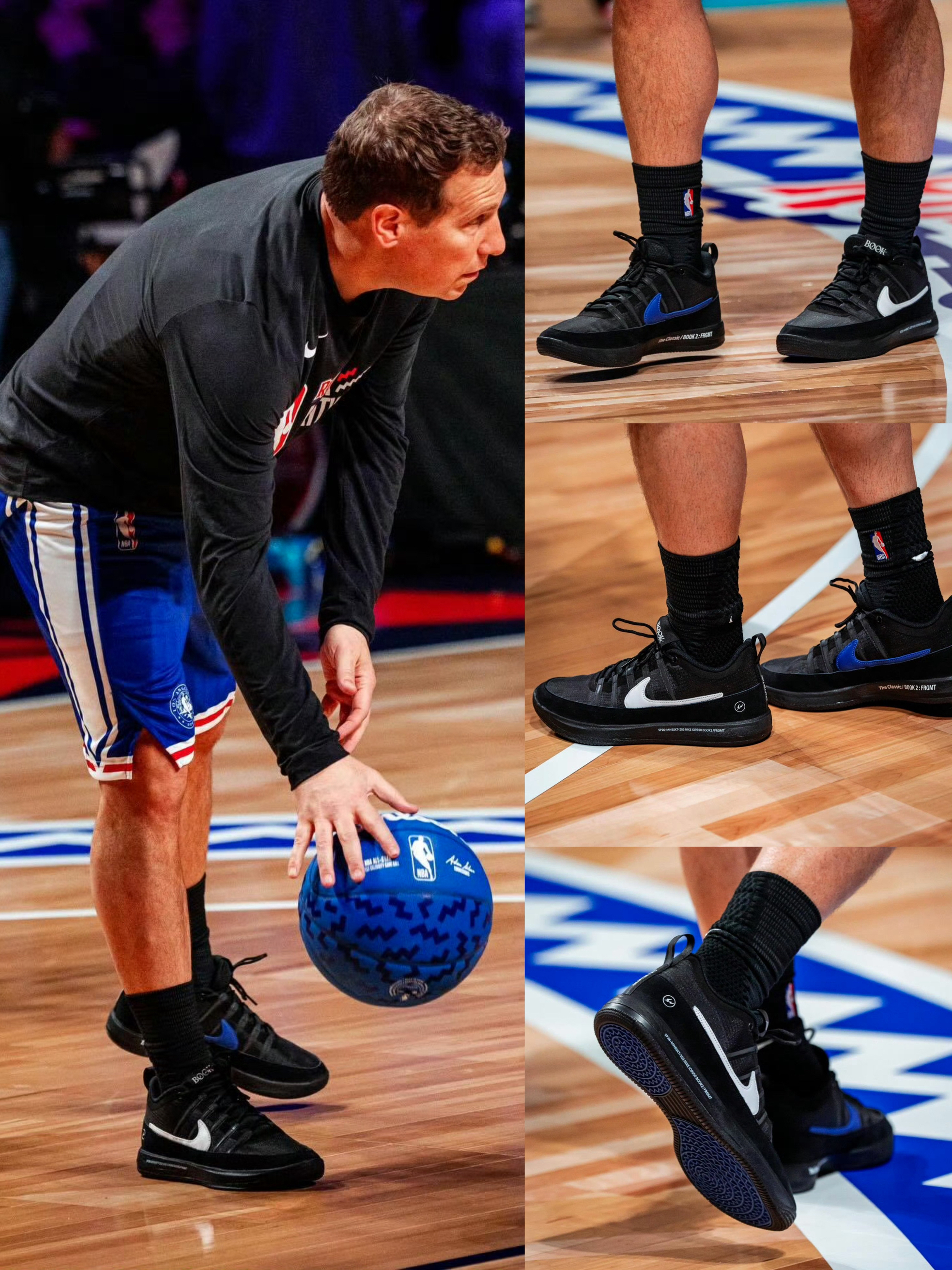 太阳队老板马特伊什比亚上脚藤原浩闪电⚡️BOOK2出席NBA全明星名人赛