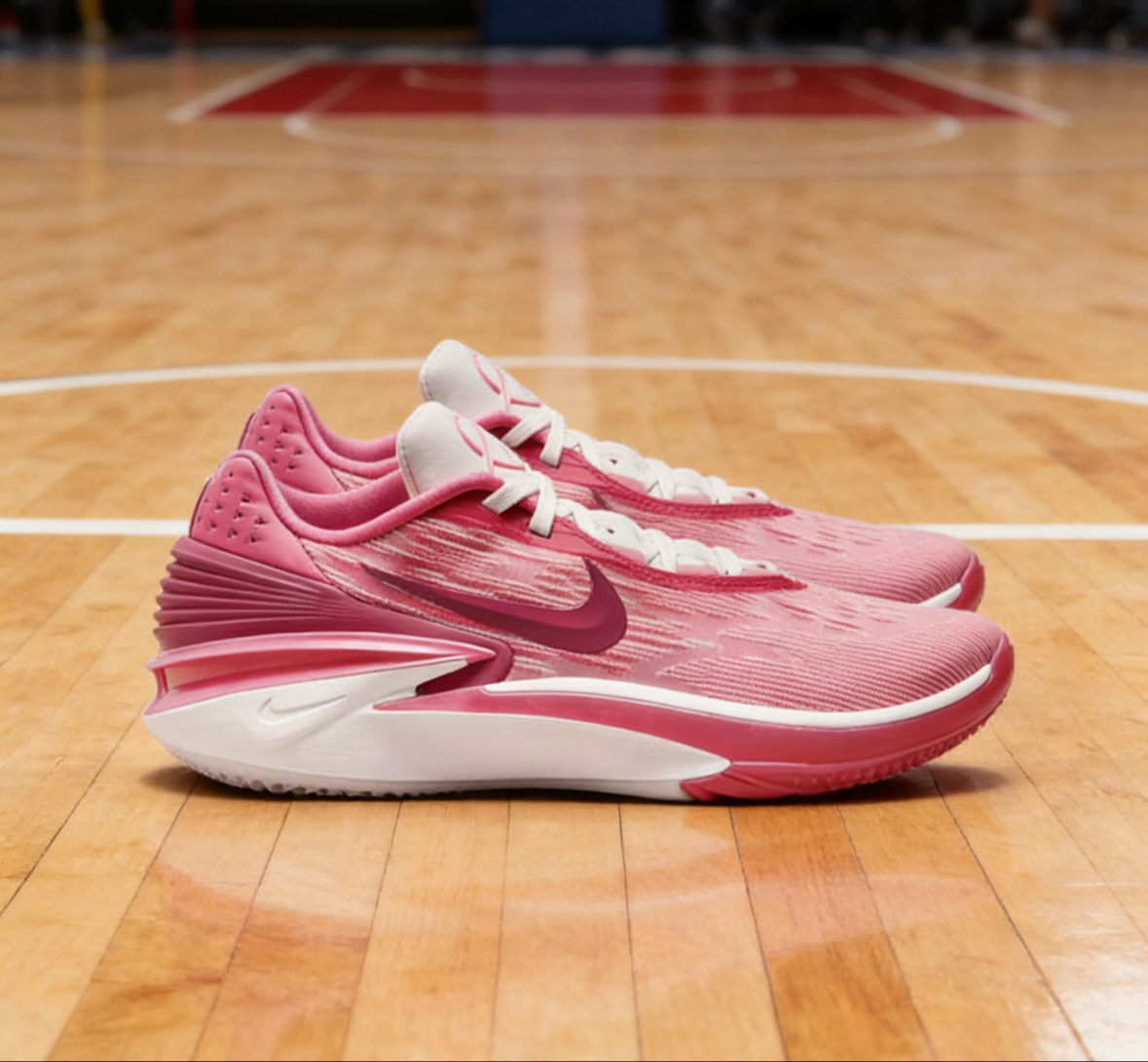 蜜桃粉暴击！Nike Air Zoom G.T. Cut 2 球场颜值天花板