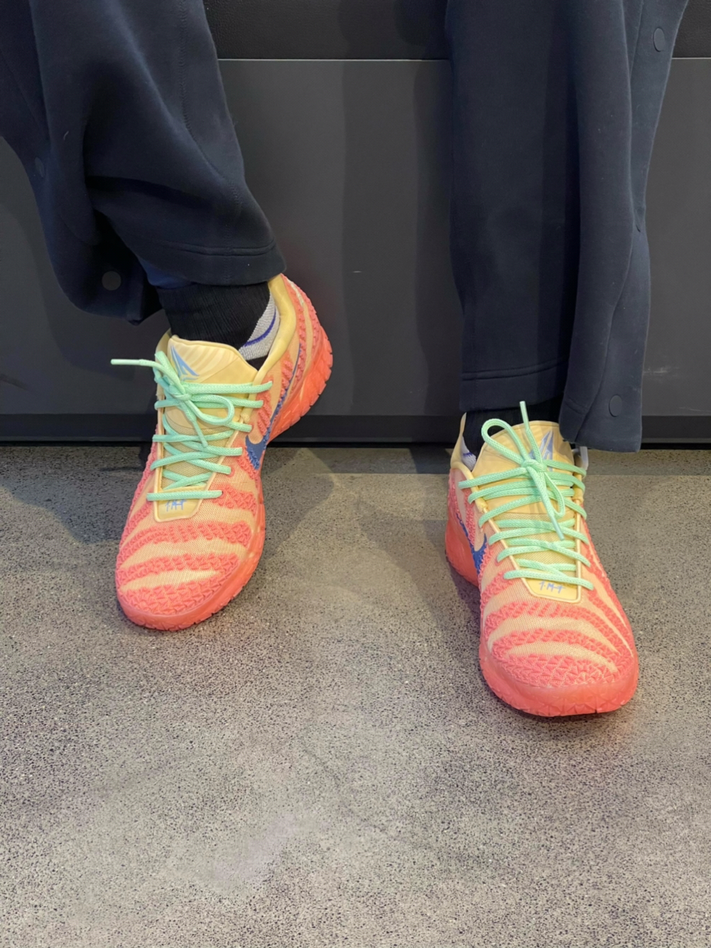 Nike实战篮球鞋JA3 🍊橙红配色