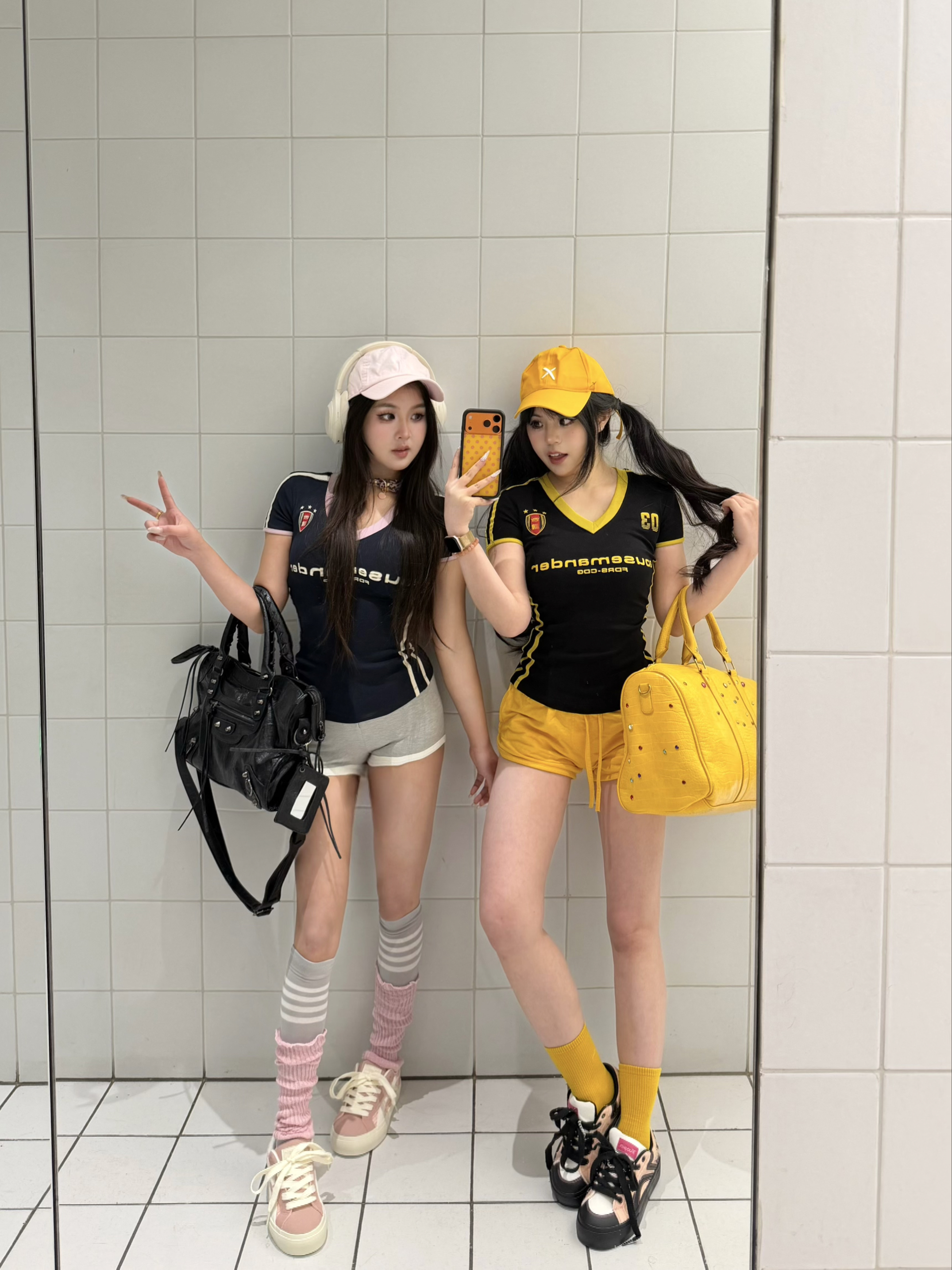 💛👟开学姐妹花OOTD｜解锁球衣潮搭🎀