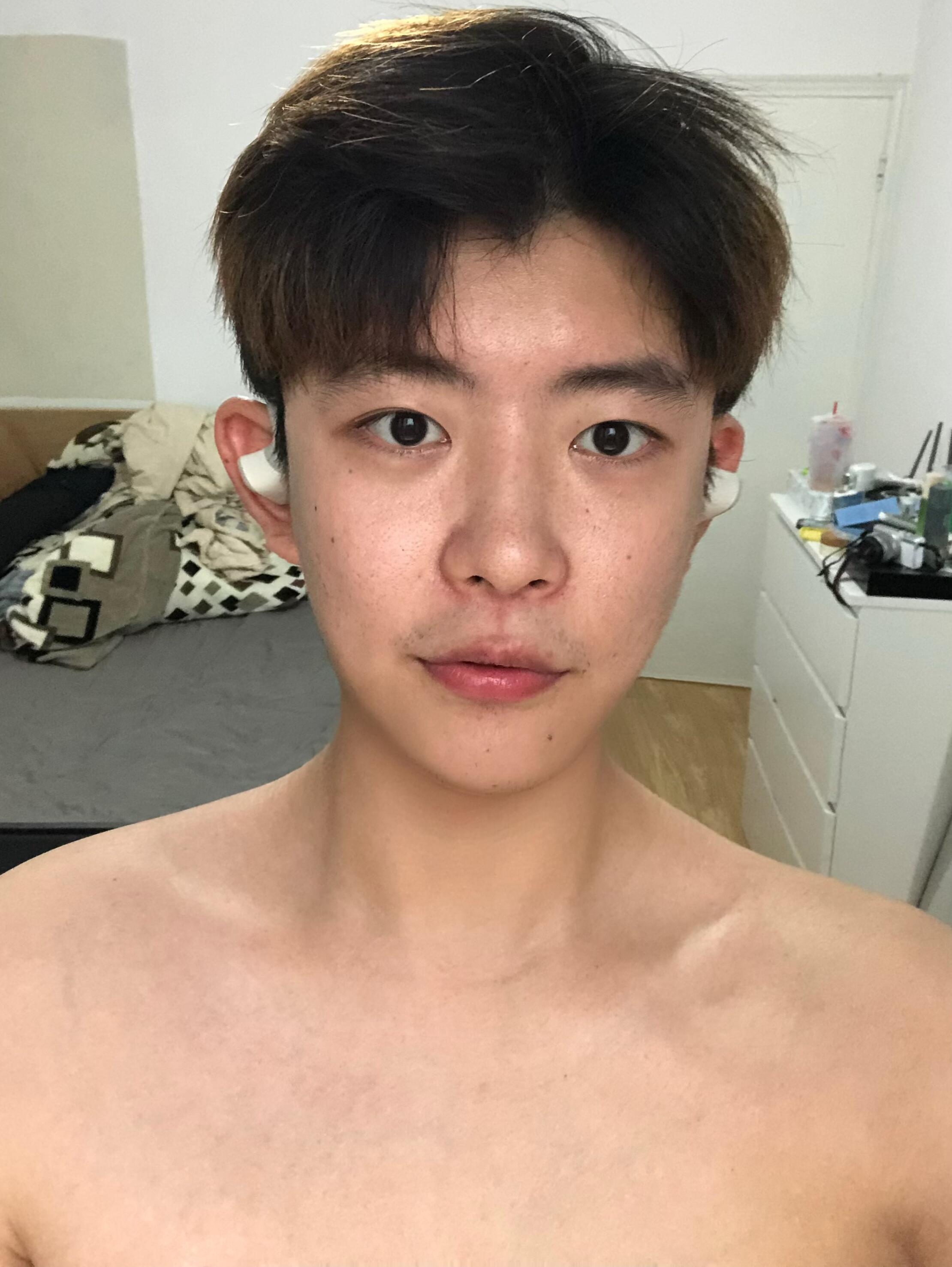 原相机无美颜 183男研皮肤干净改造计划