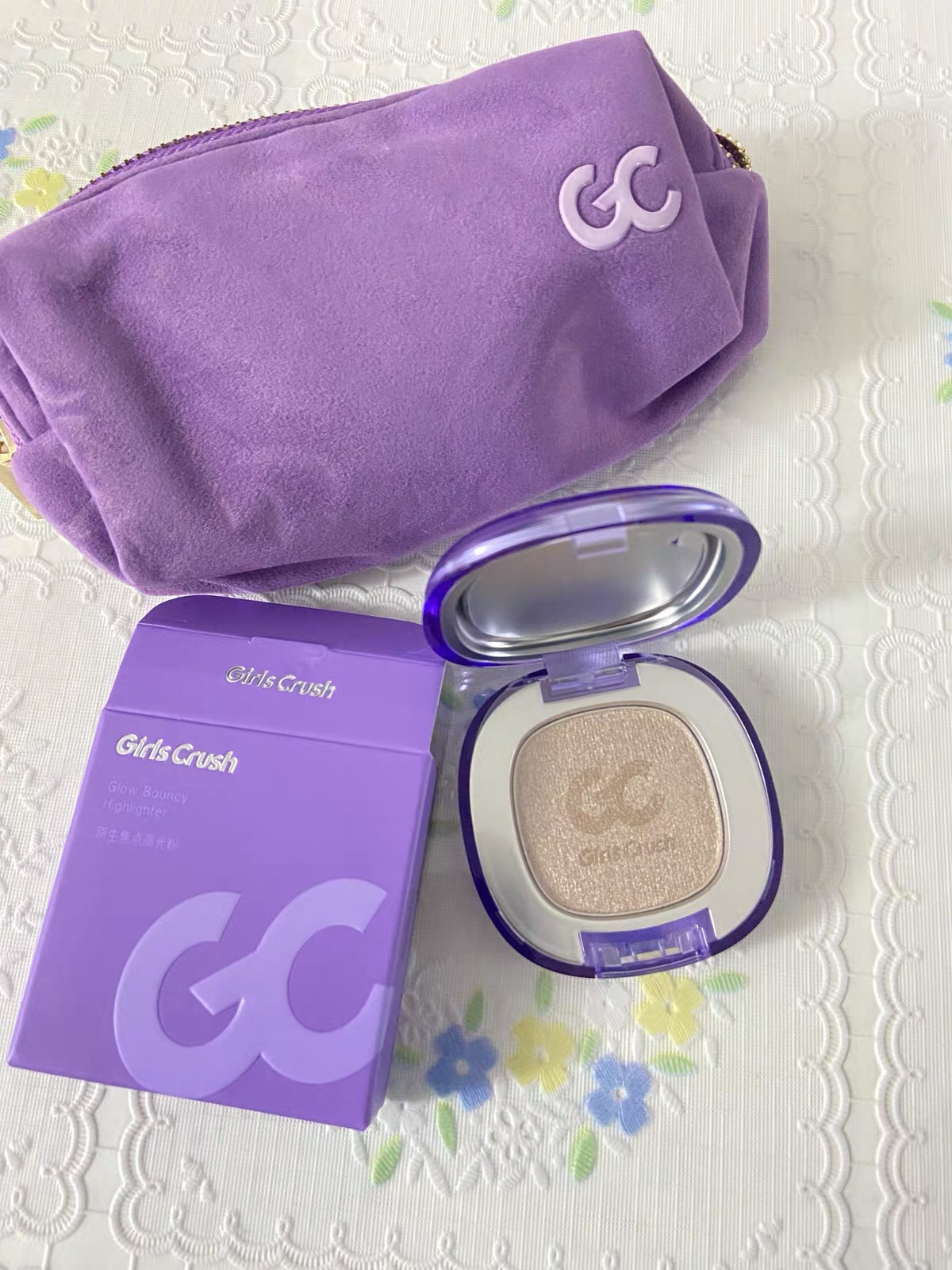 GirlsCrush/gc水光浴高光粉膏