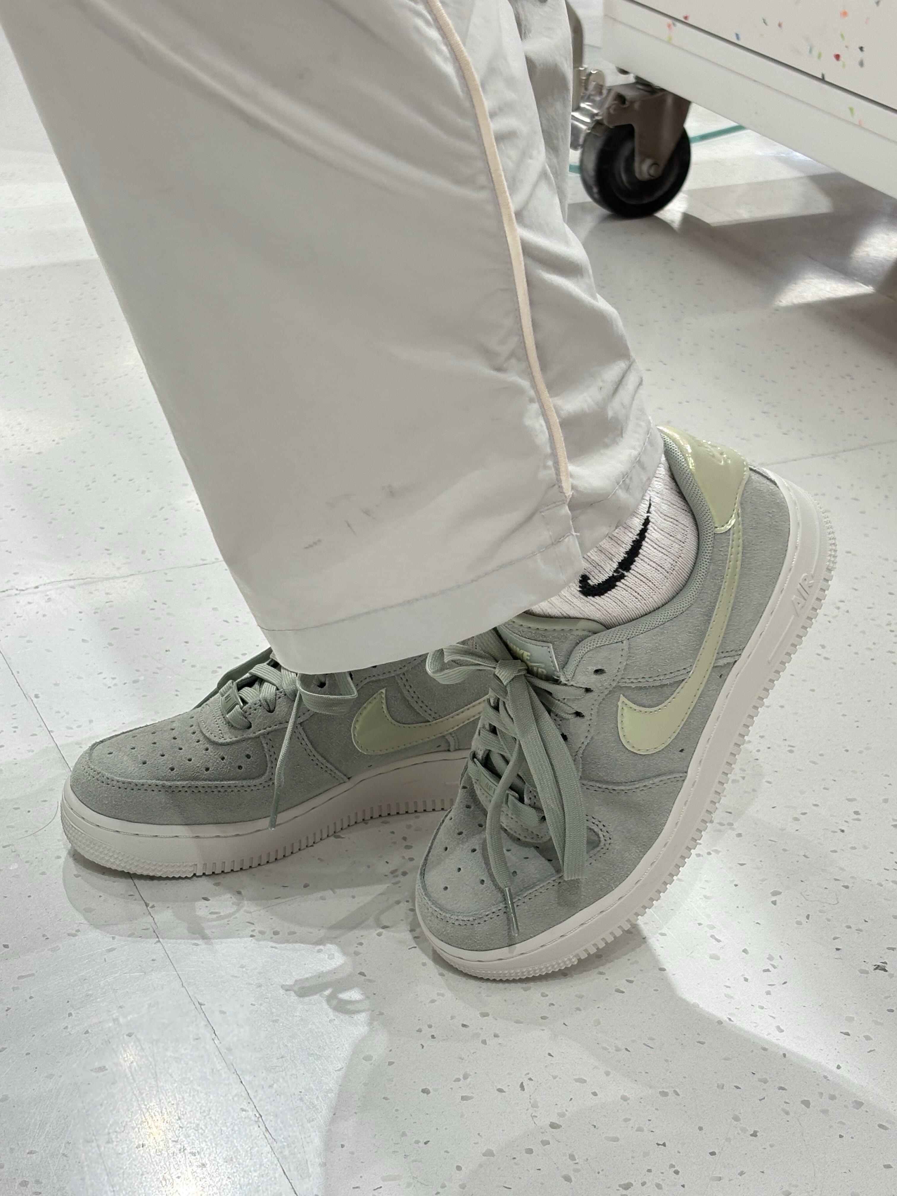 🍃 薄荷奶绿！Air Force 1 把春日氛围感焊在脚上