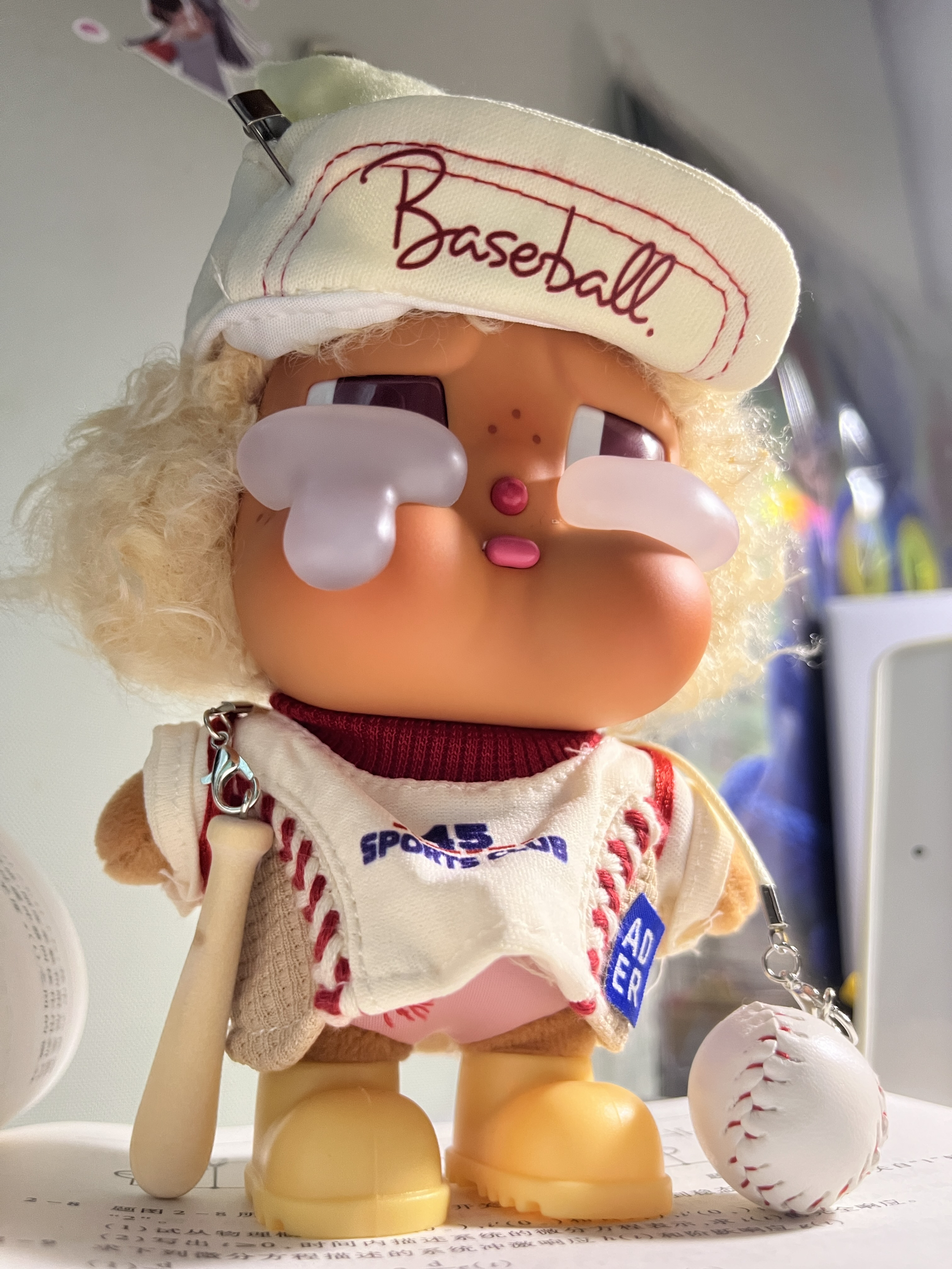 今日份ootd🧡|棒球服➕蝴蝶发卡⚾️🎀