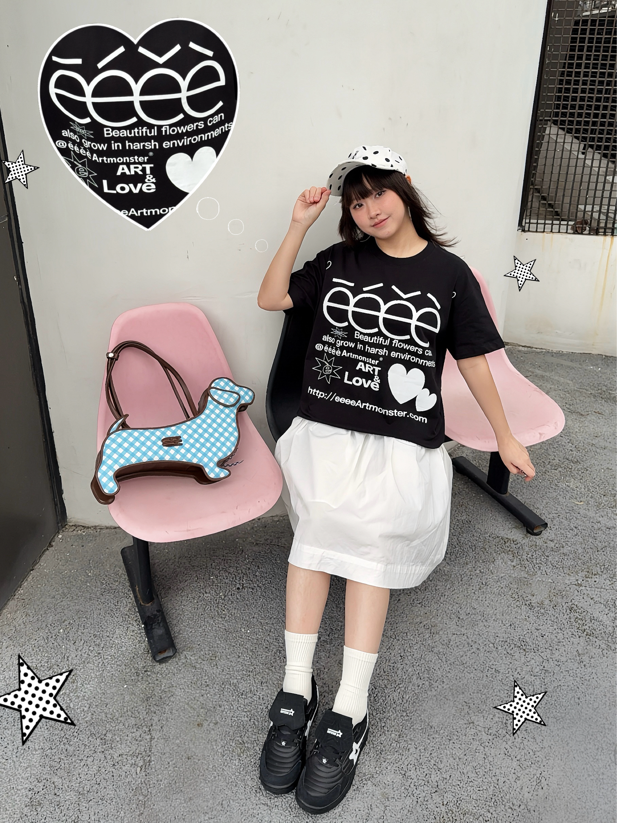 甜酷T恤超百搭🎀春日美式运动风穿搭🐾