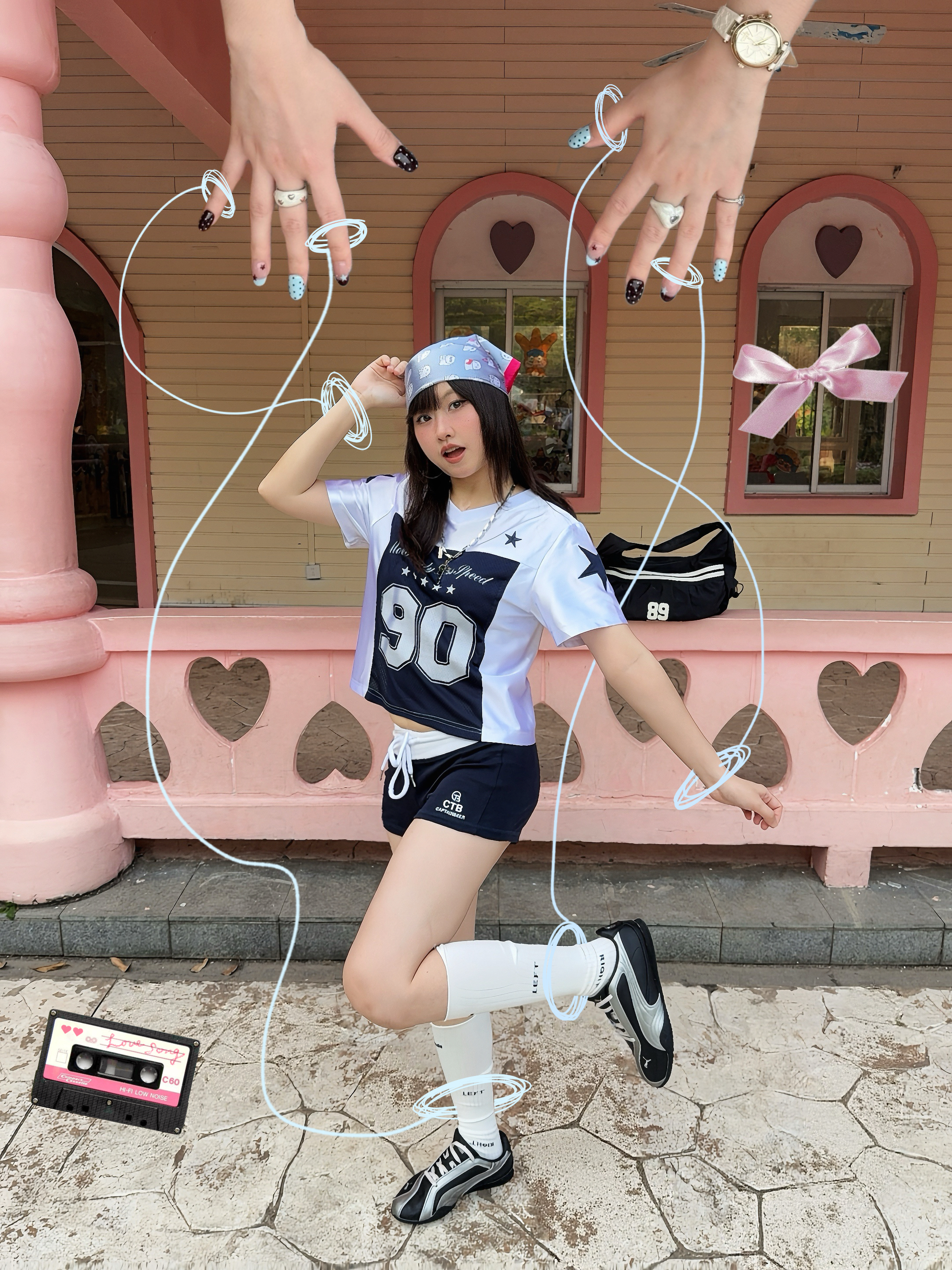 用一种很新的方式Po穿搭🩰春夏offduty出游ootd
