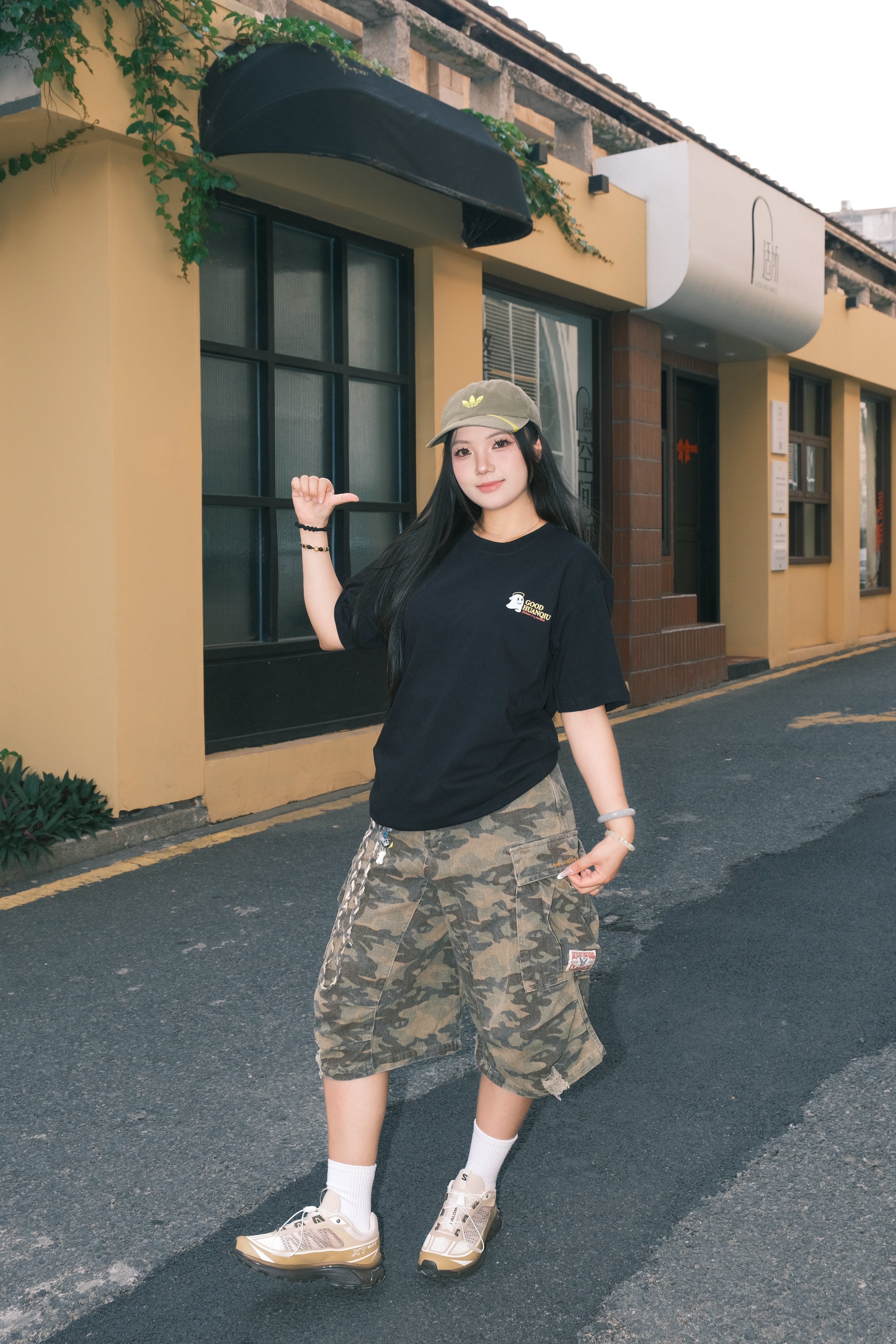 🧢 街头迷彩酷感穿搭｜松弛感拉满✨