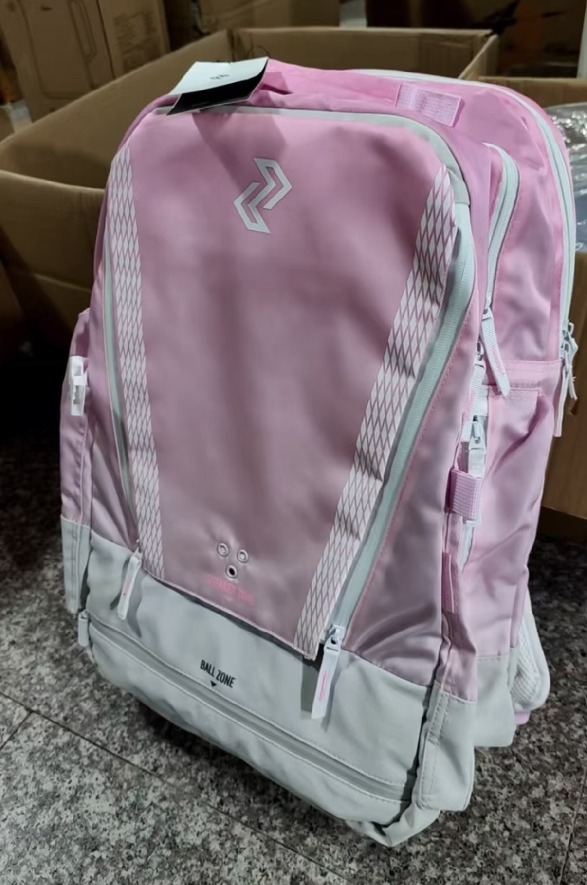 左右力量盖世粉色背包