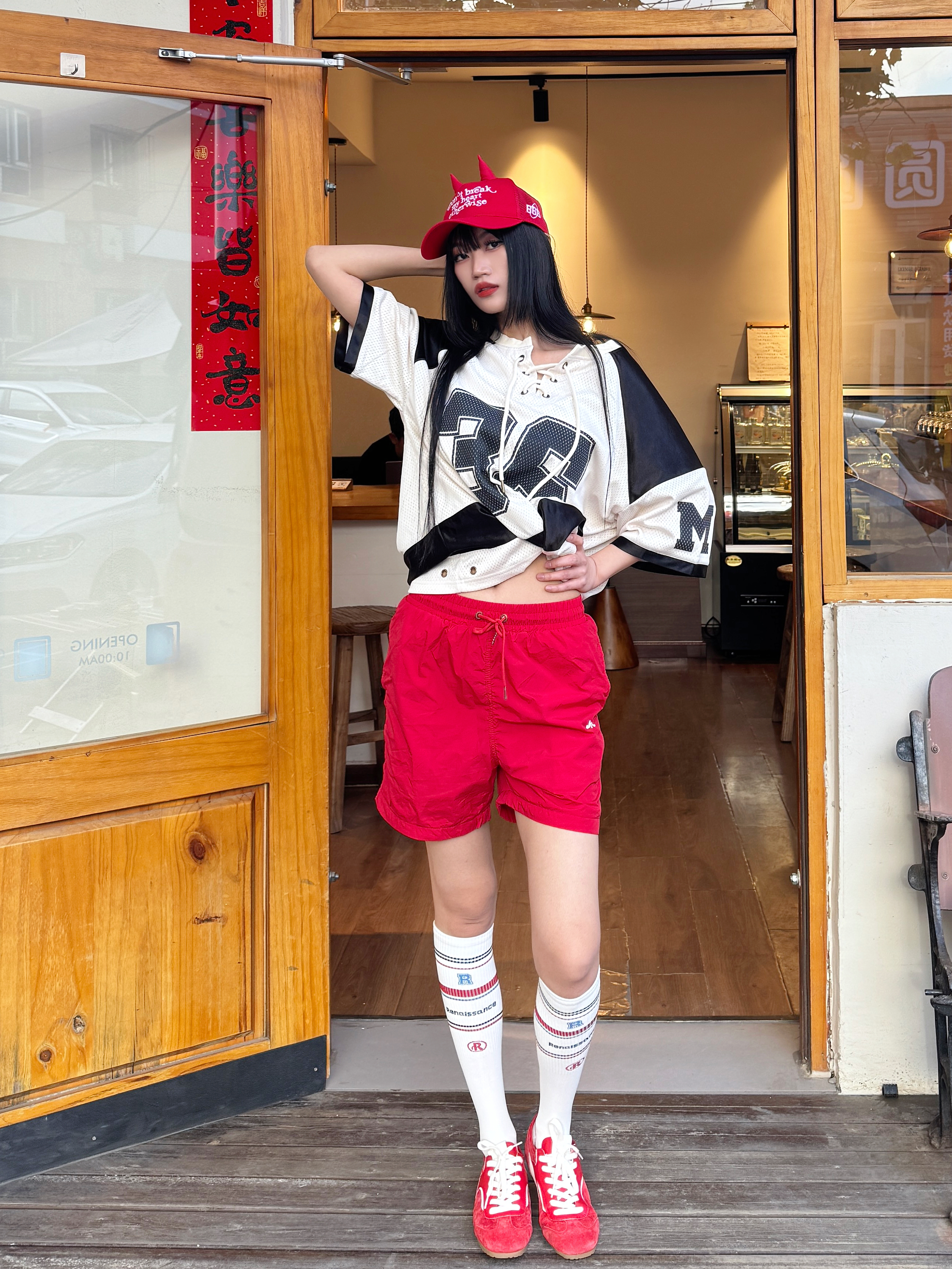 美式复古运动风ootd | 球衣➕红短裤做夏日靓仔
