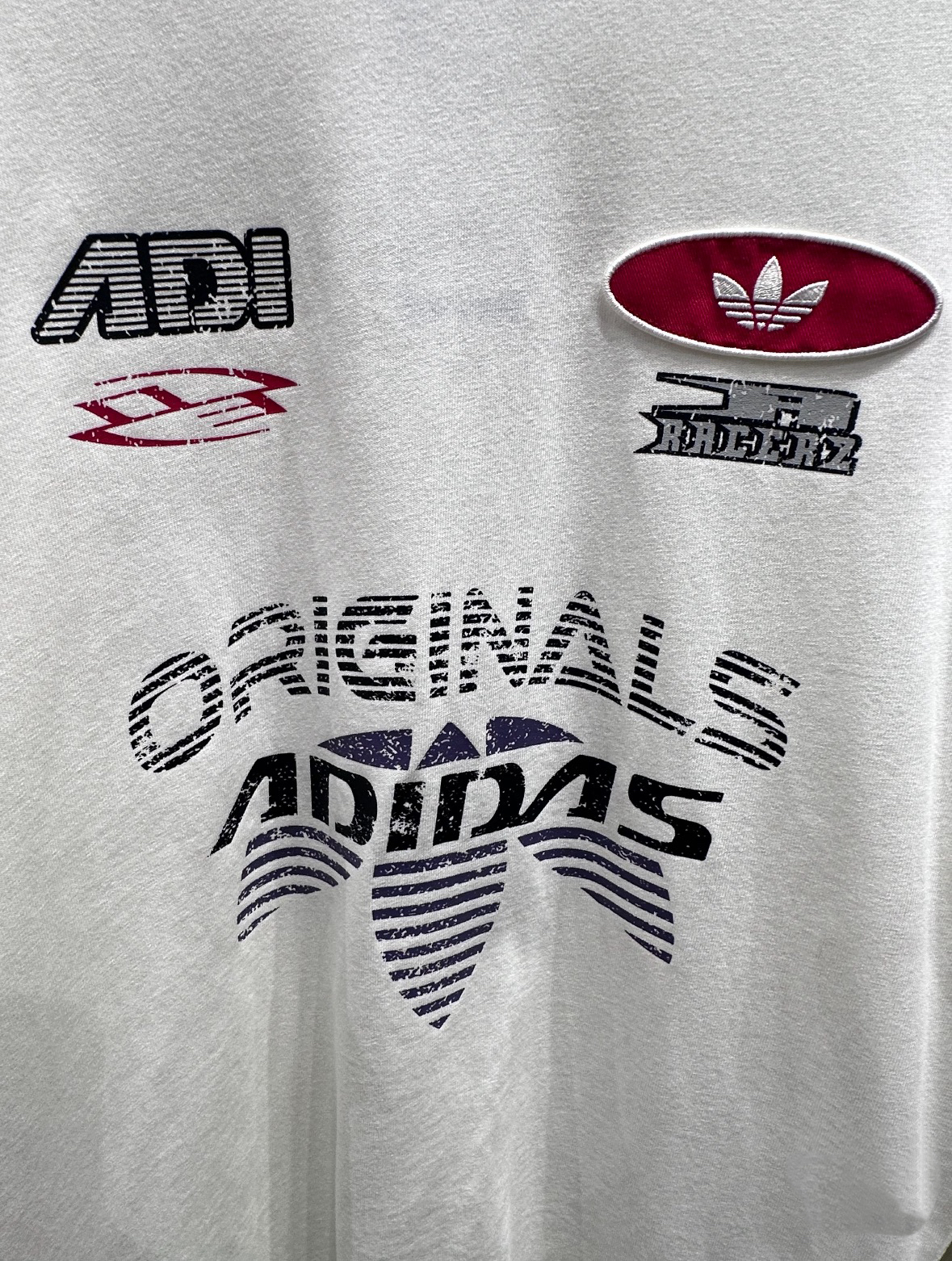 机能赛车感✨adidas originals宽松长袖 日常出街百搭款