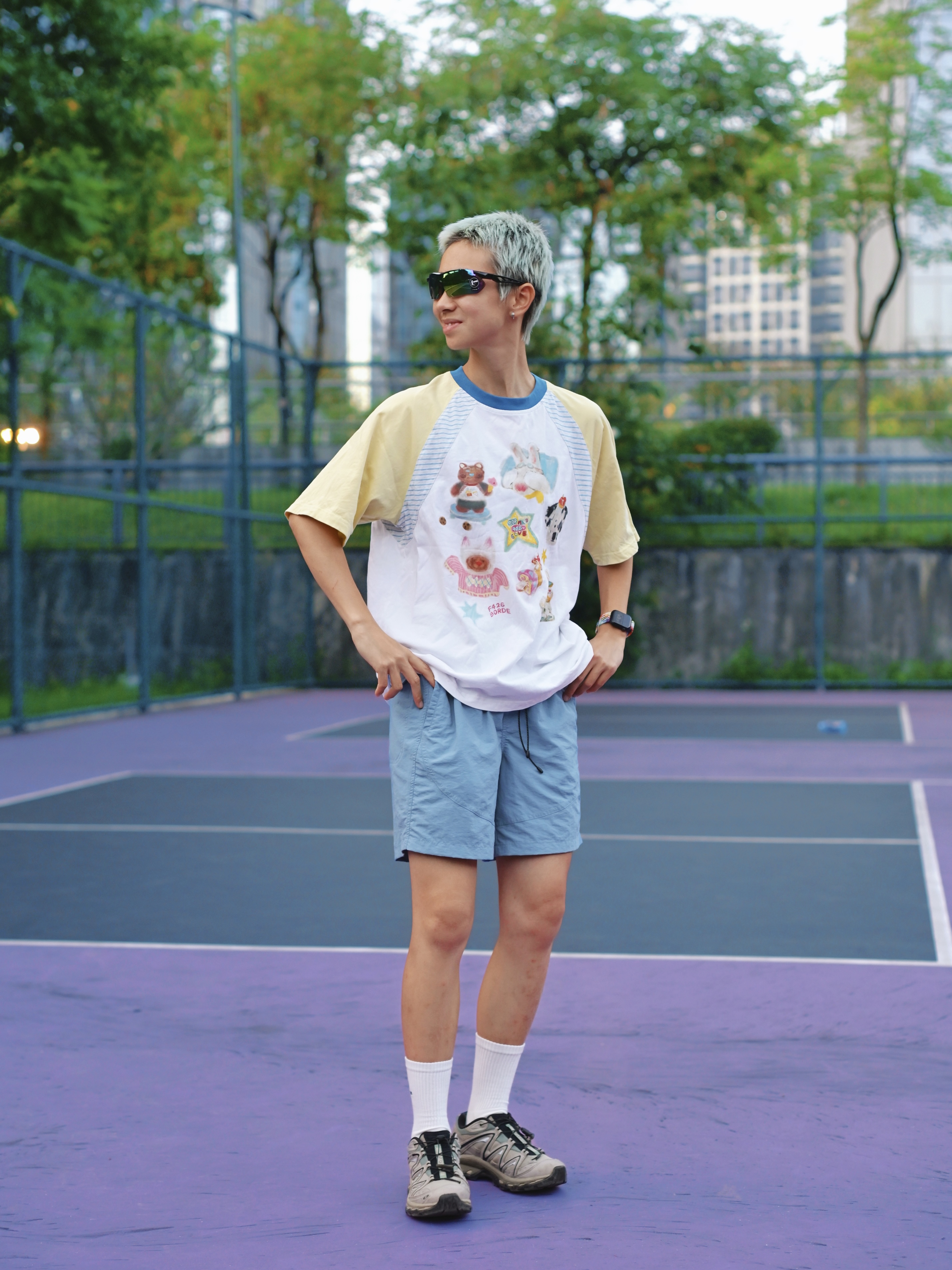 🕶️夏日街头风｜骑行眼镜点亮运动感穿搭✨