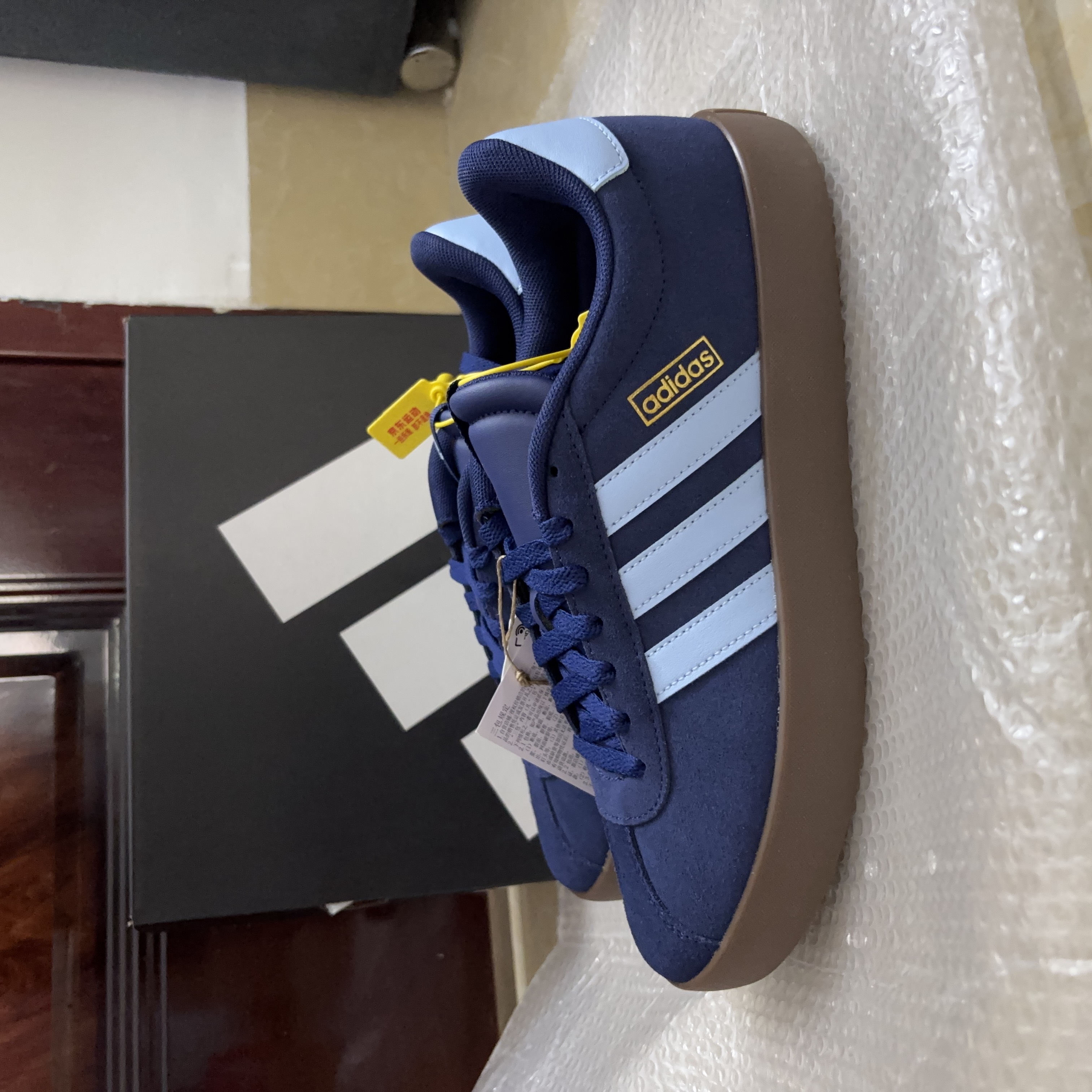 adidas VL COURT3.0 深蓝色真是简约耐看不挑人😊
