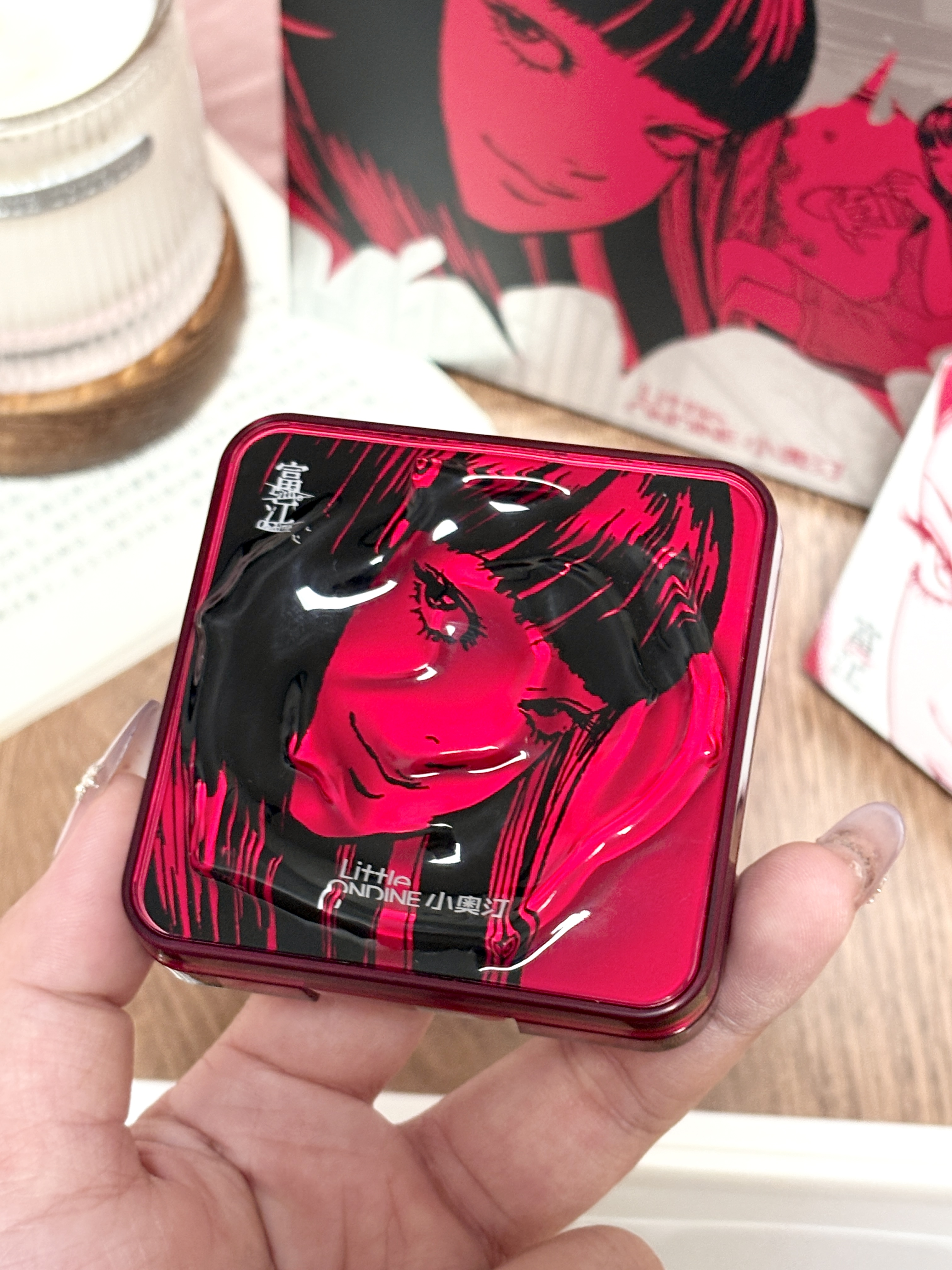 谁懂啊！富江联名腮红盘自带破碎感buff