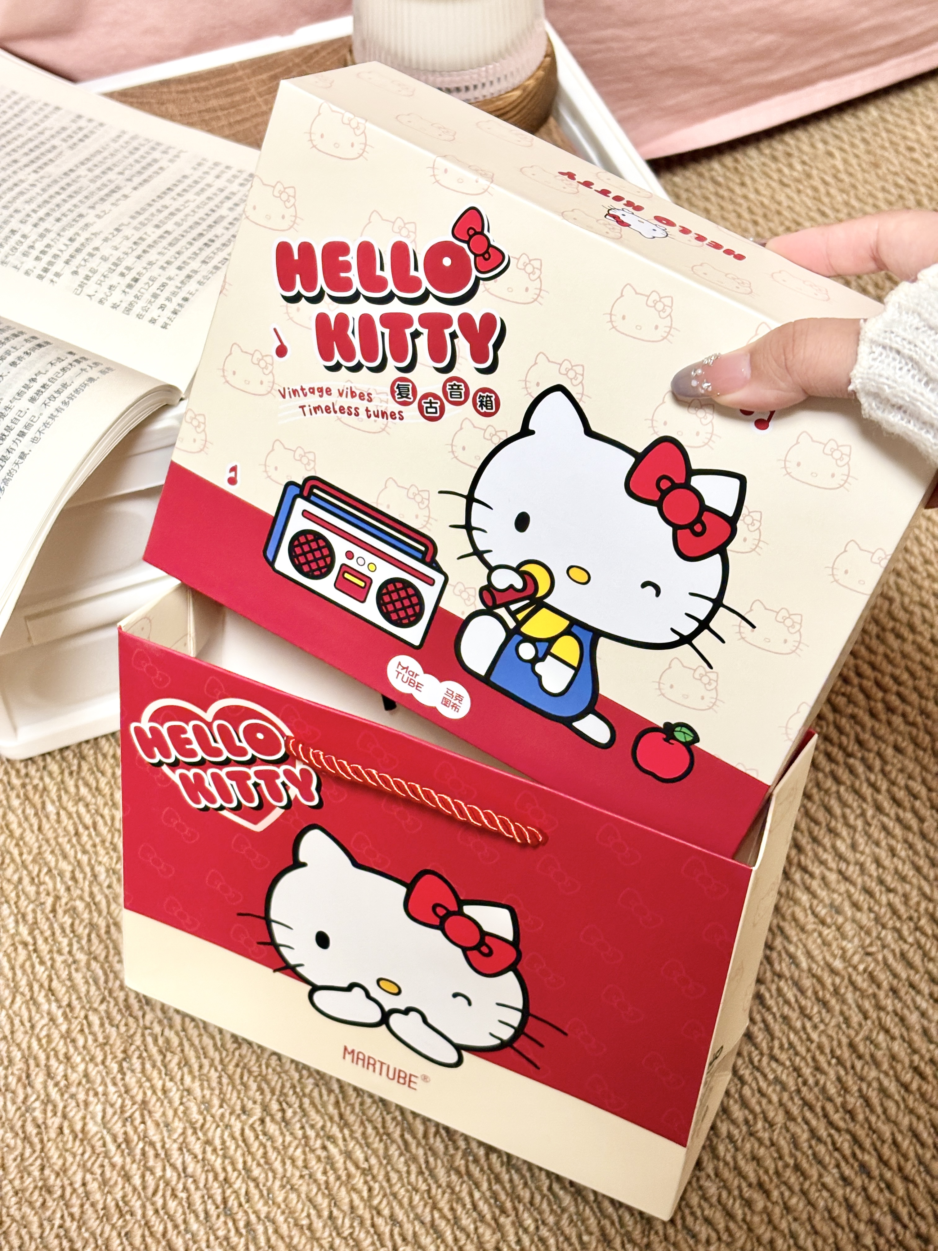 谁懂啊！Kitty复古音箱也太可爱了吧