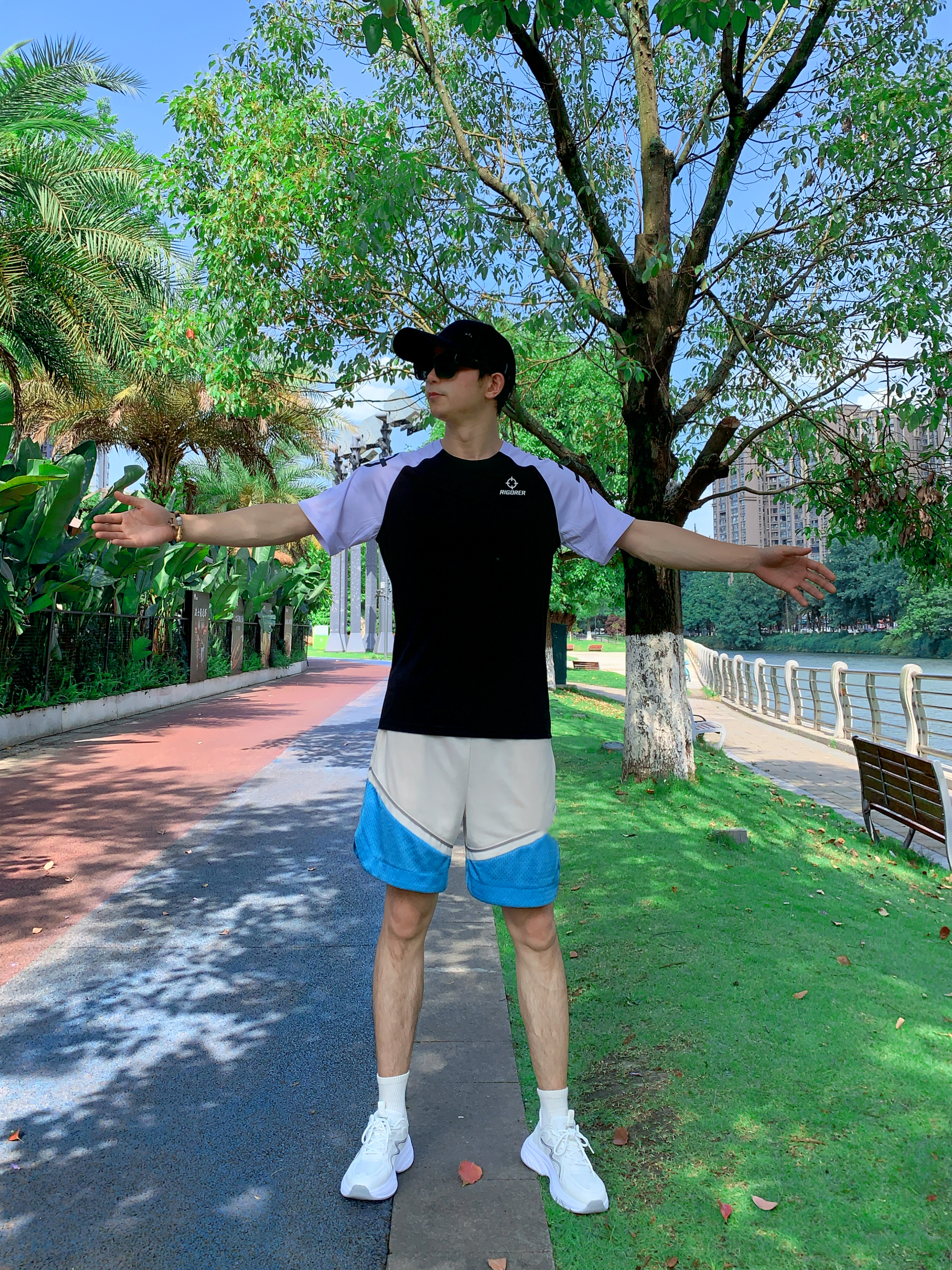 夏日打球刚需！准者冰丝投篮服上身太舒服了