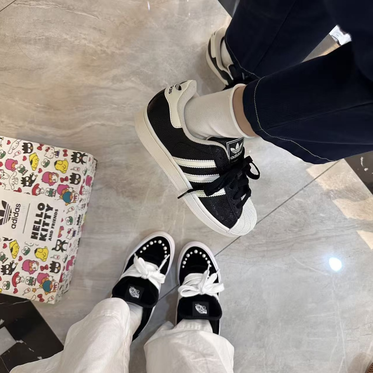 超绝黑色小鞋子来了呦✨上脚超级好看呦～