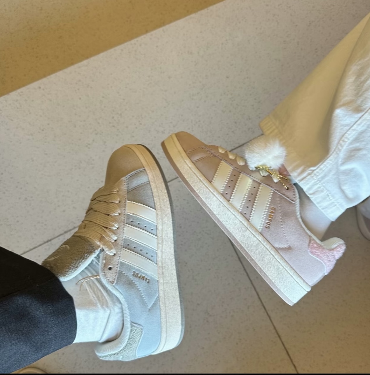 实拍胖嘟嘟的面包鞋💕