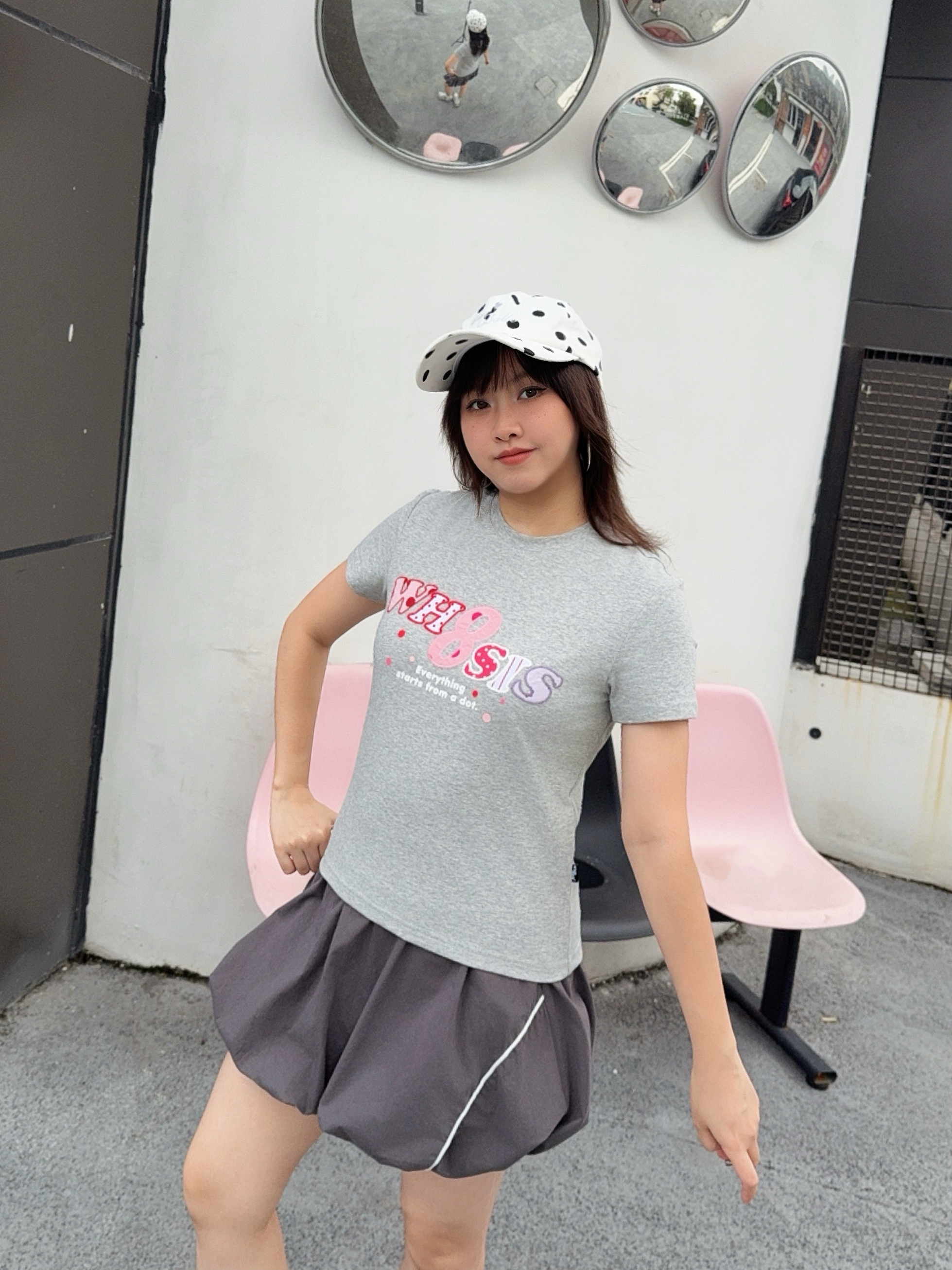爱上波点短袖的夏天🎀这个T恤好显比例❕618好物