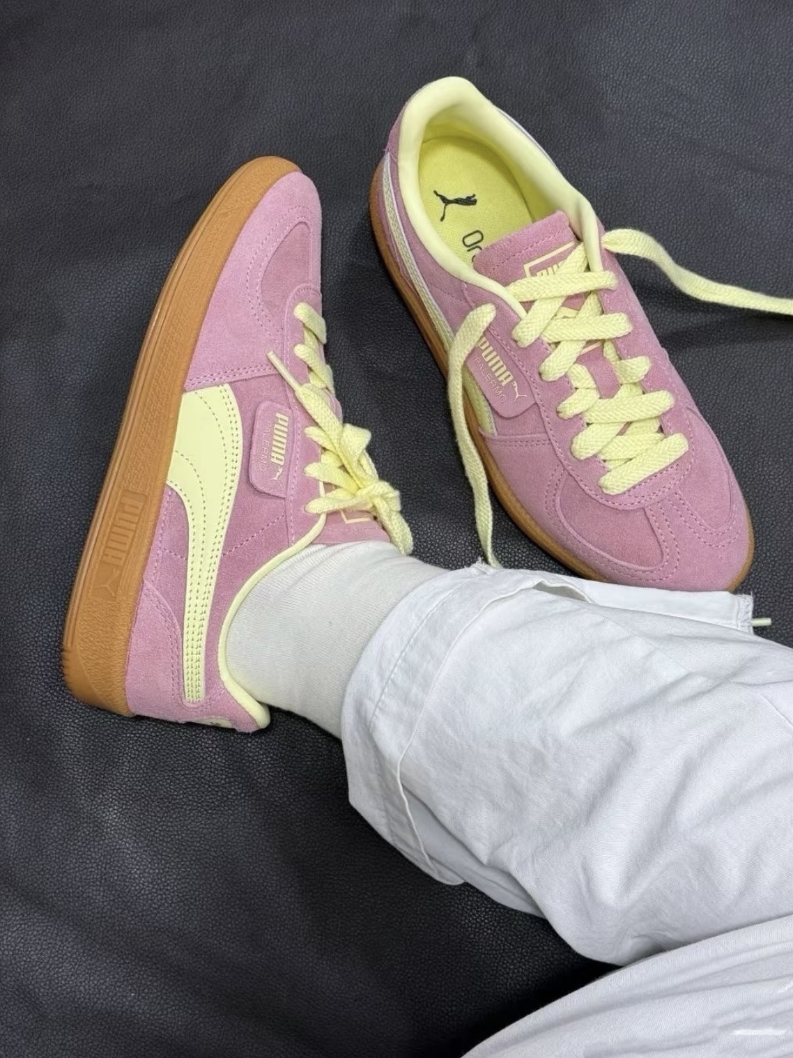 🍧救命！这双「草莓奶黄包」运动鞋也太会了