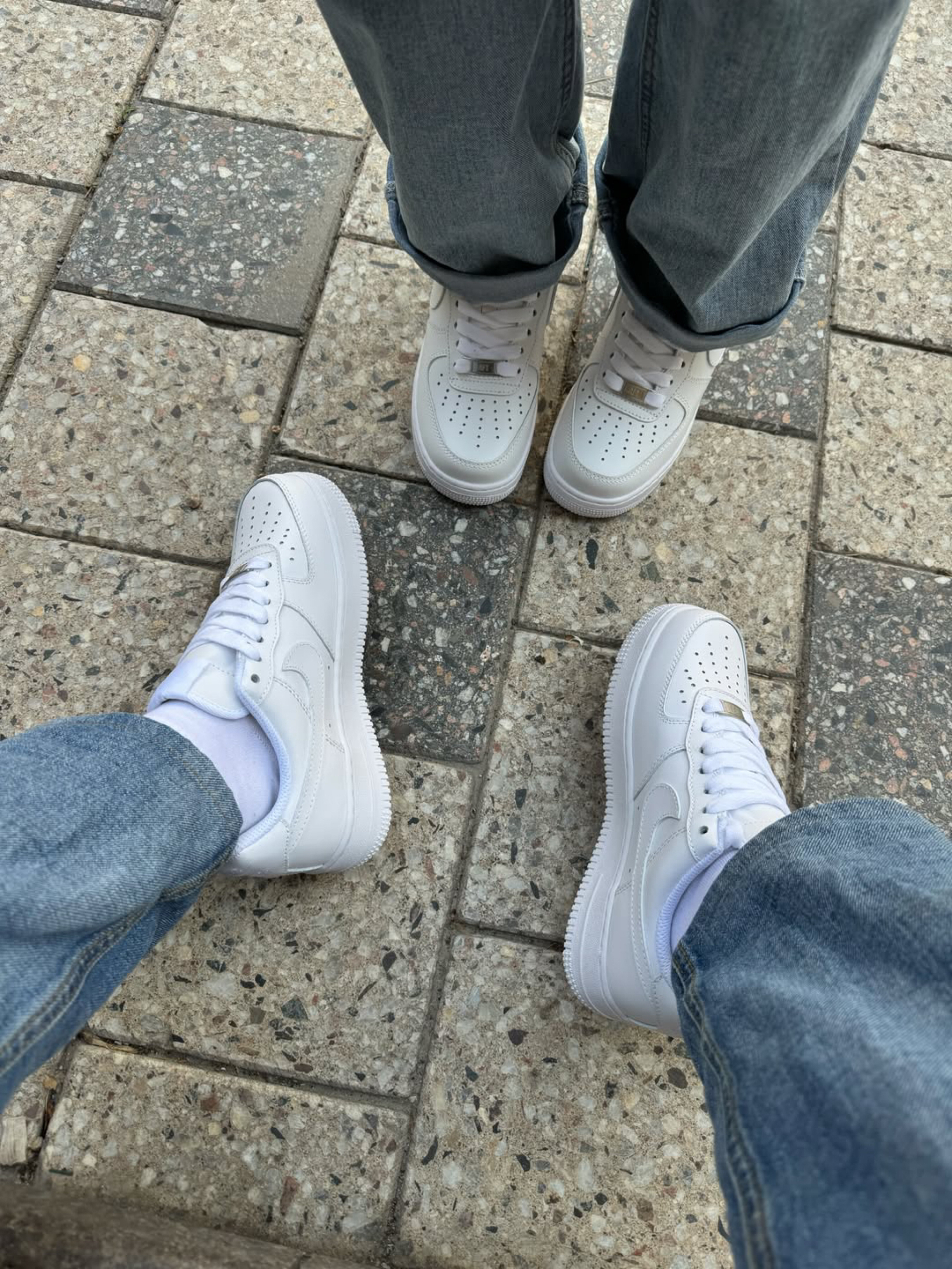 永不过时纯白空军！Nike Air Force 1情侣日常通勤百搭小白鞋