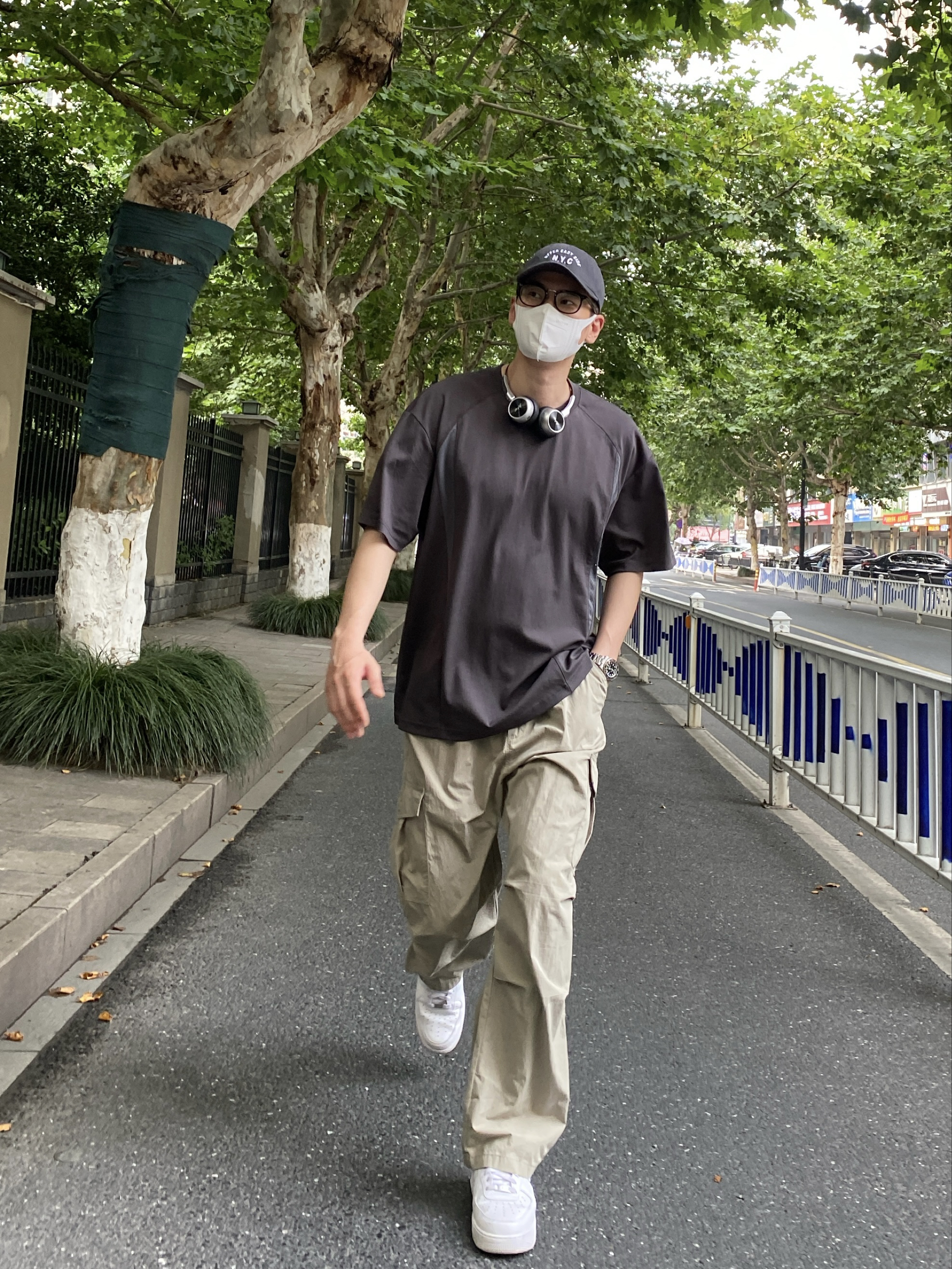 夏季搭配｜灰色系透气凉感工装风穿搭分享👍