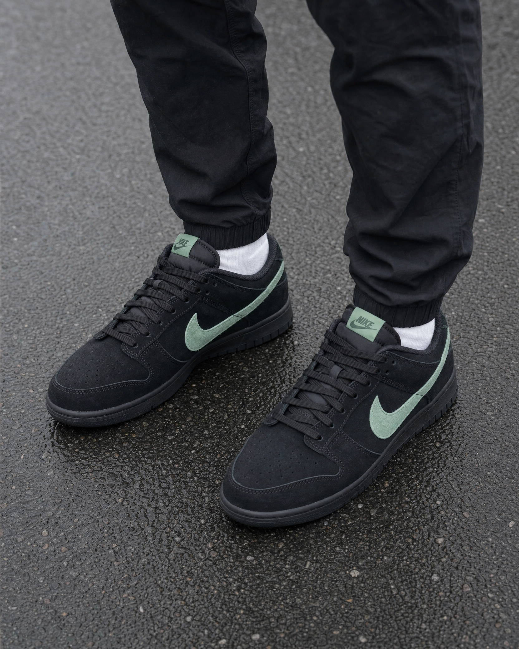 低调黑绿！这双NIKE Low真的越看越有味道