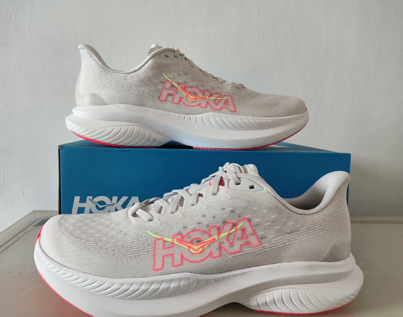 HOKA马赫6！这双“白桃汽水”配色直接焊在脚上