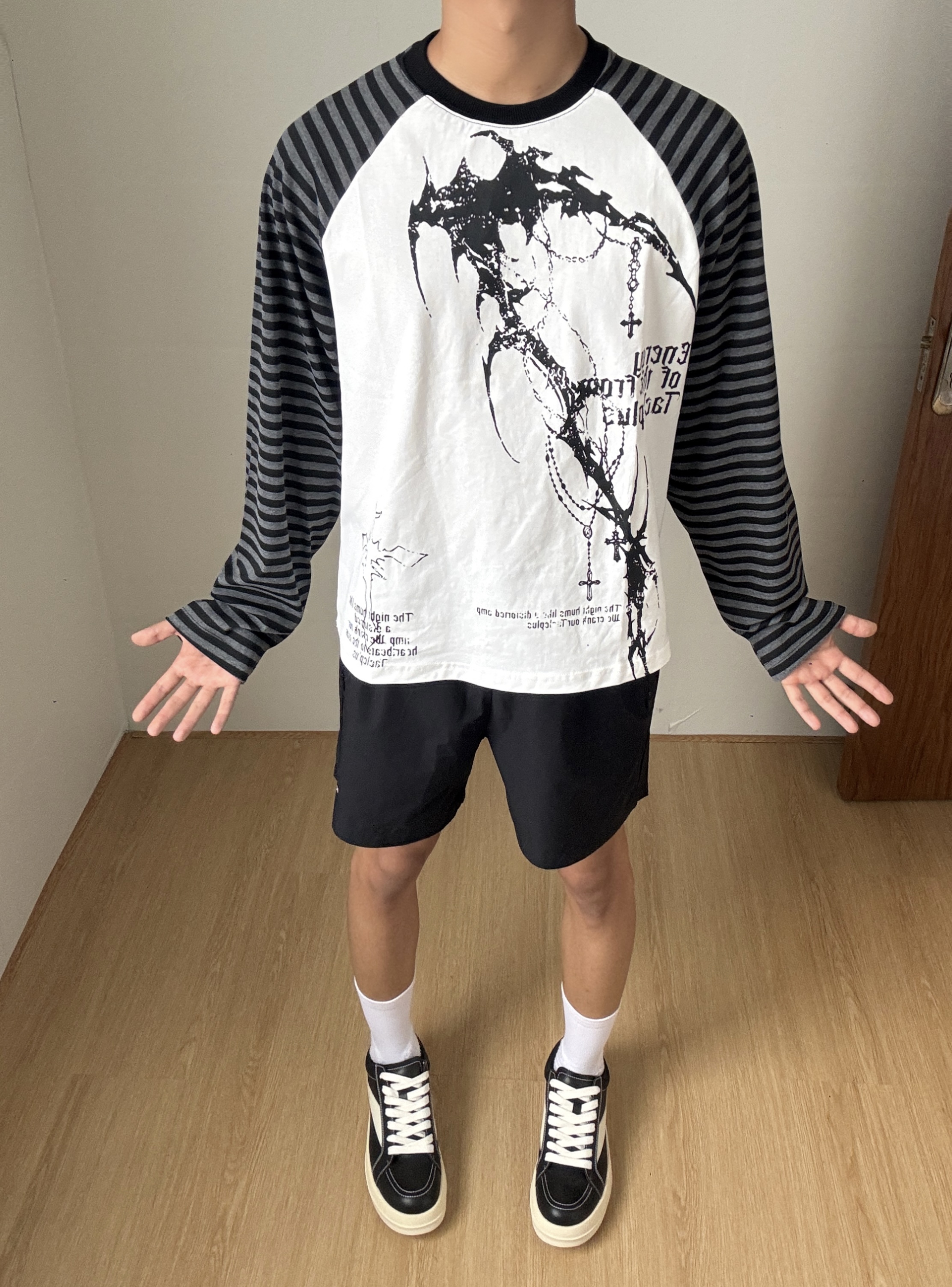 上长下短