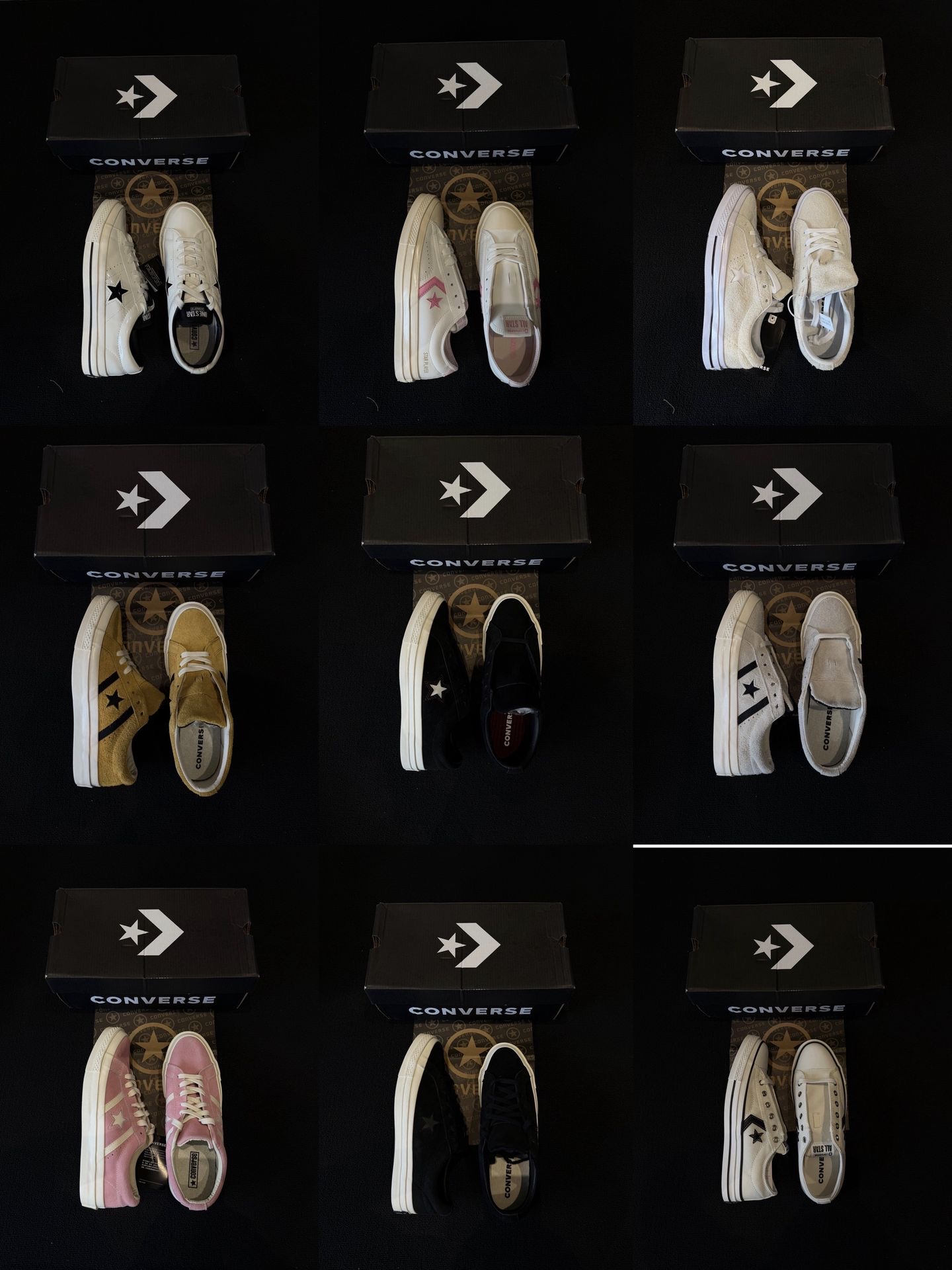 春夏通勤约会神鞋｜9双Converse One Star合集，男女穿搭直接抄作业