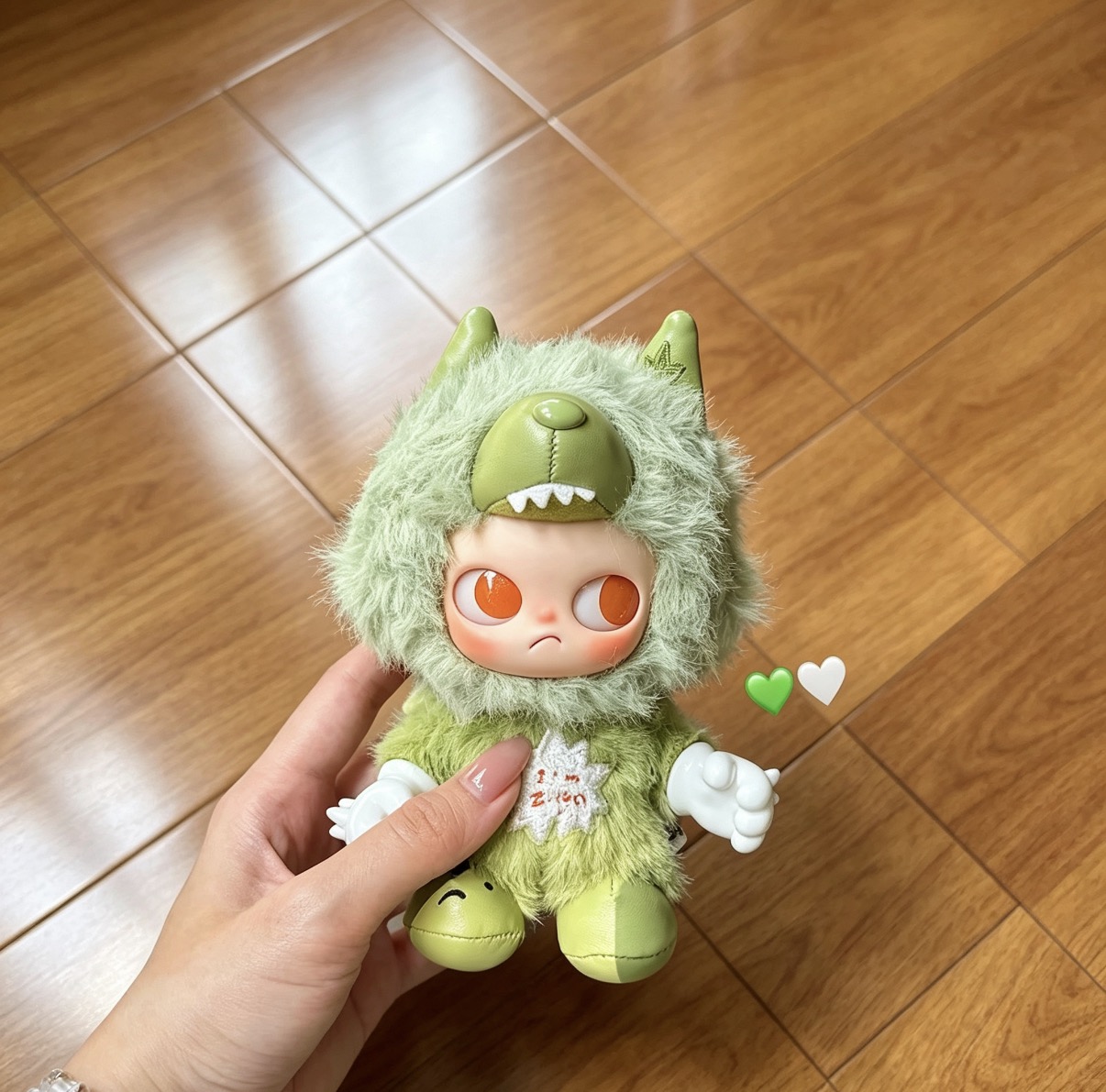 这只Zsiga初代搪胶毛绒也太清新啦！🥰